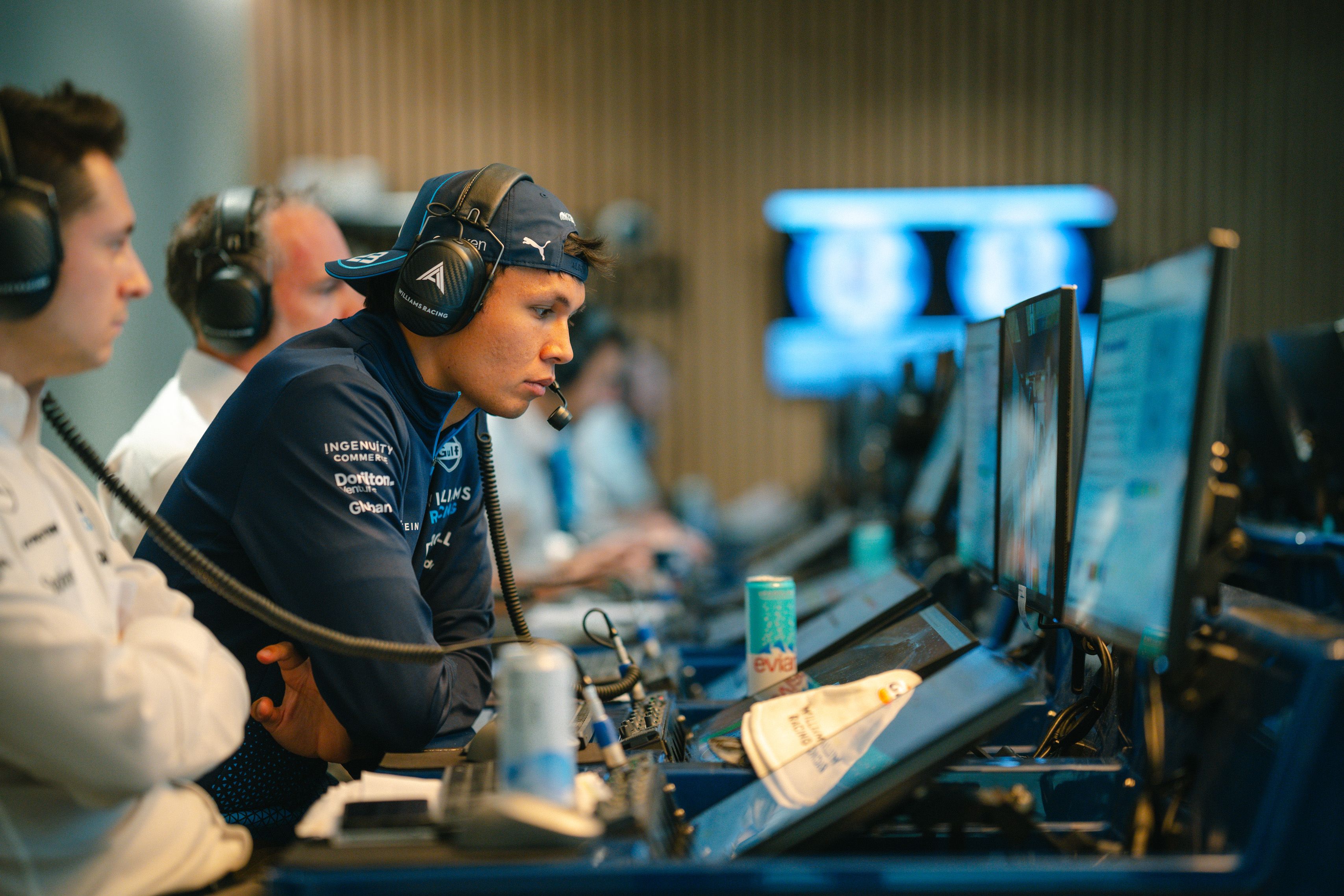 Alex goes through the race run plan.