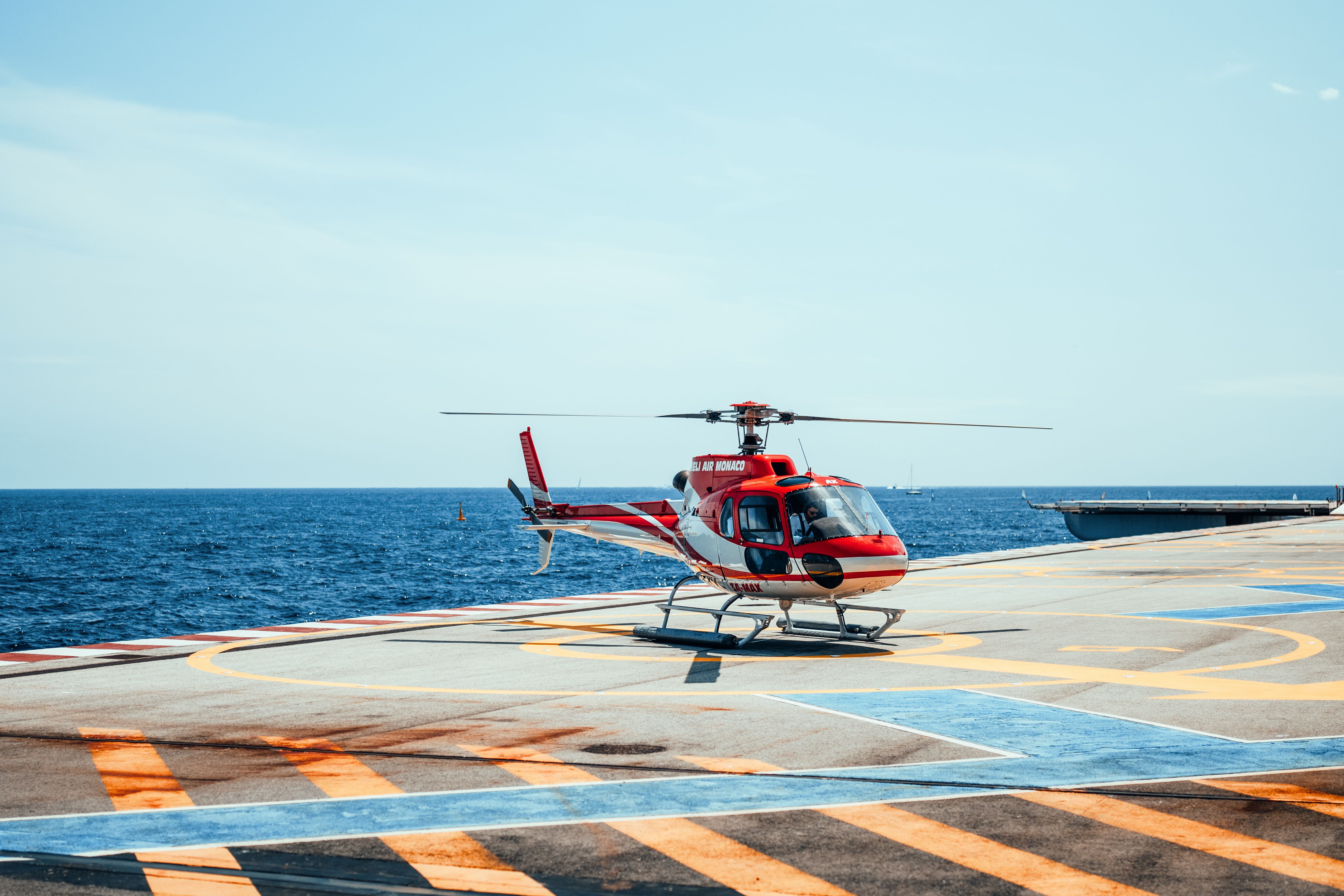 The best way to arrive in Monaco is by air…