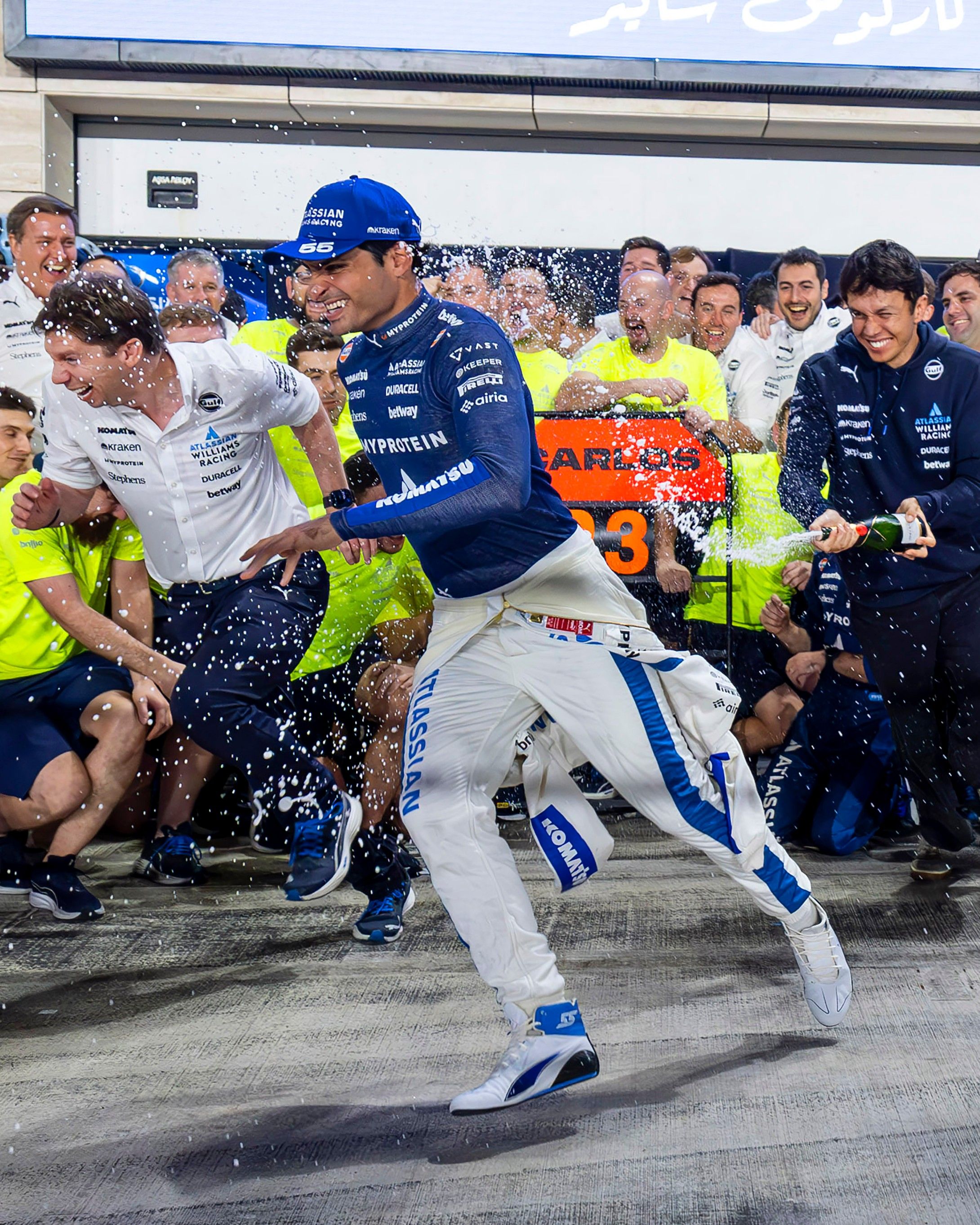 The first time was so nice... another podium to celebrate came in Qatar of all places! A true sign of the progress made in 2025.