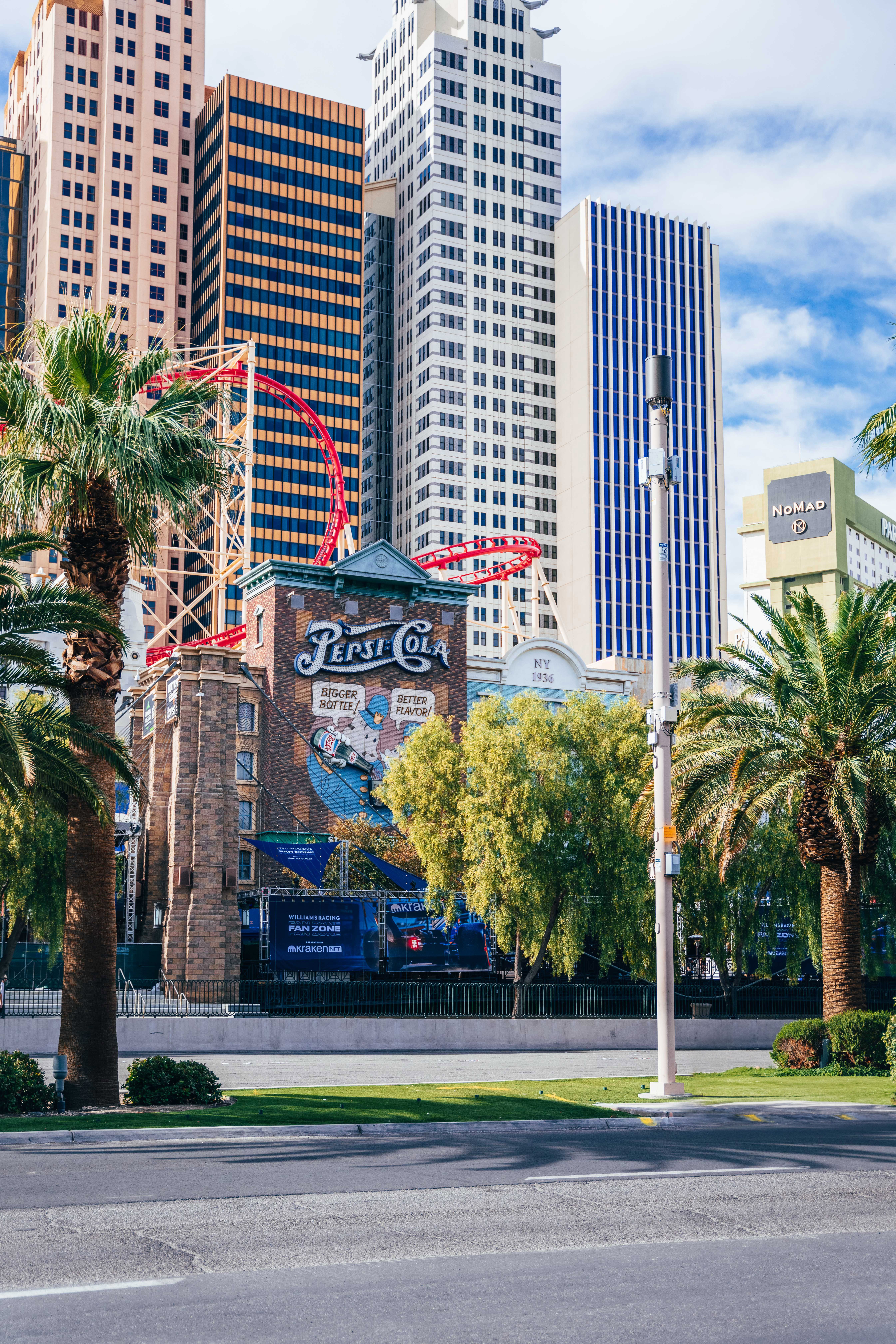 I spy a Williams Racing Fan Zone...