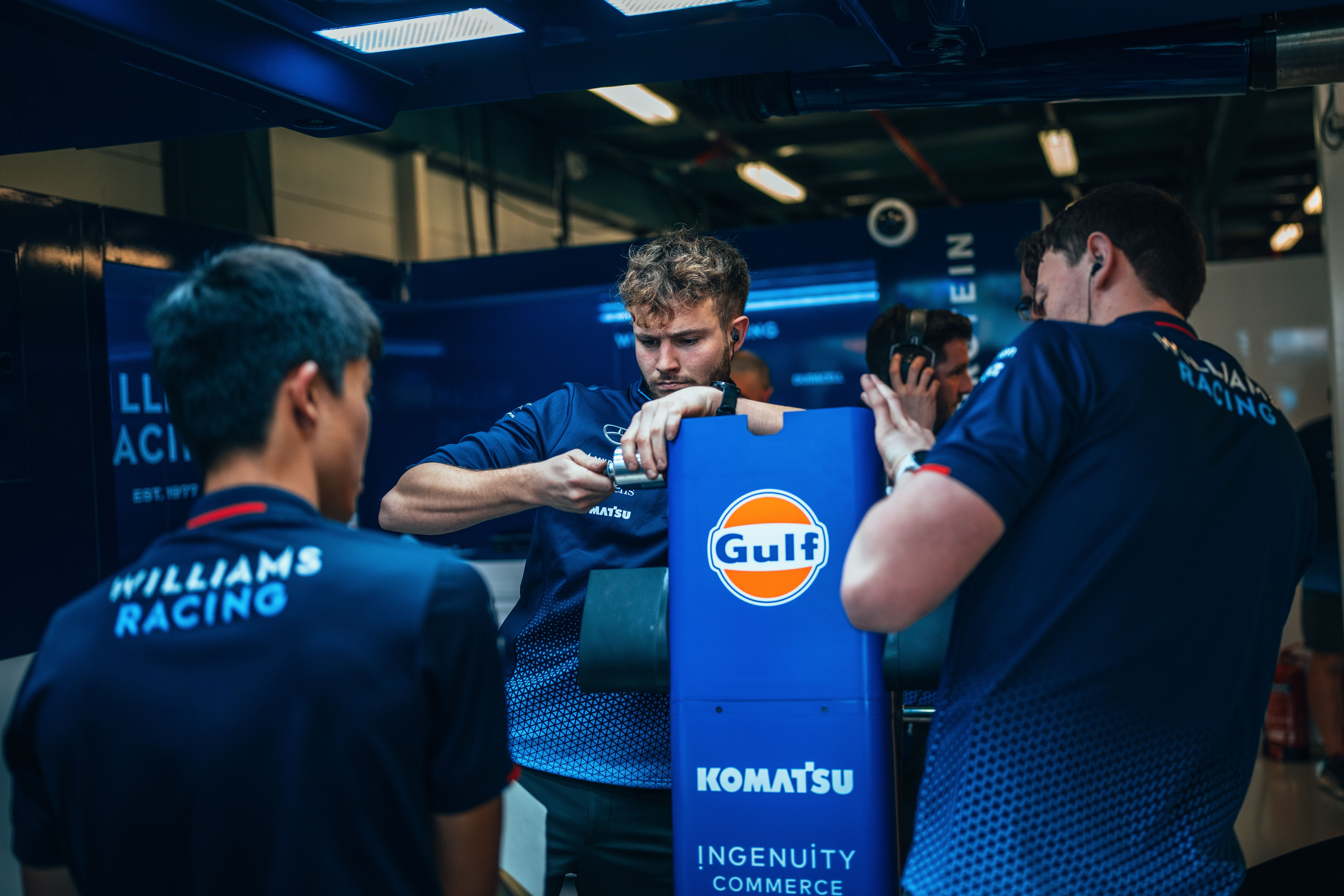 The team did a great job to ready the car