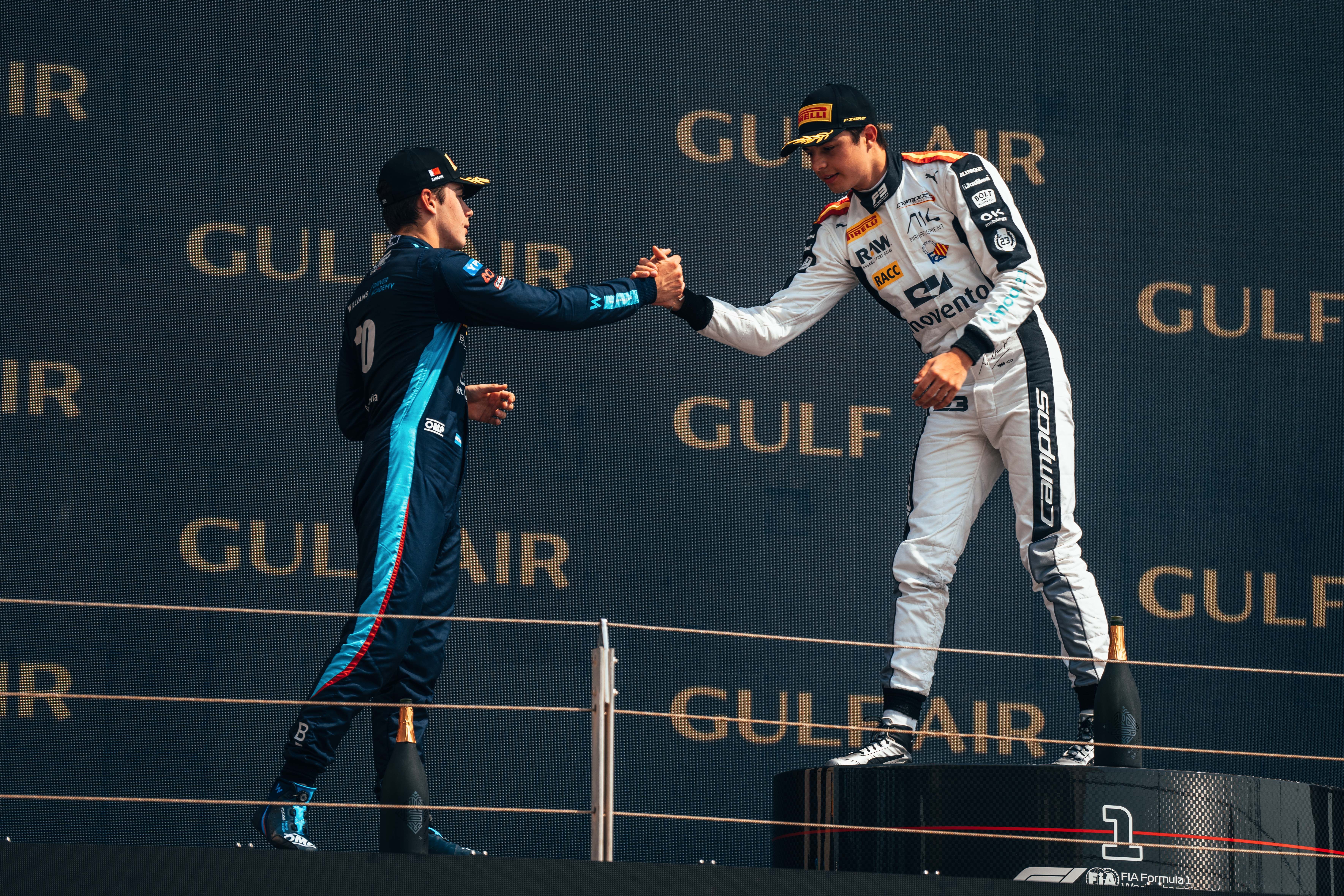 Handshakes for Bahrain's top two
