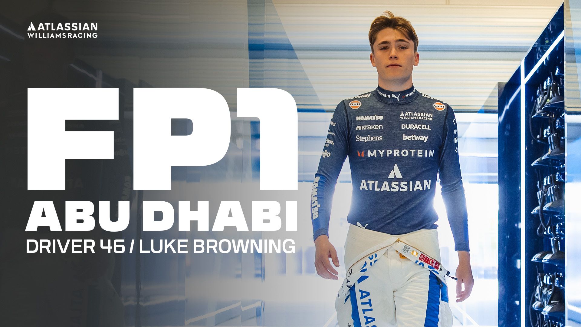 Luke Browning prendra la piste lors des FP1 et Young Driver Test d’Abu Dhabi
