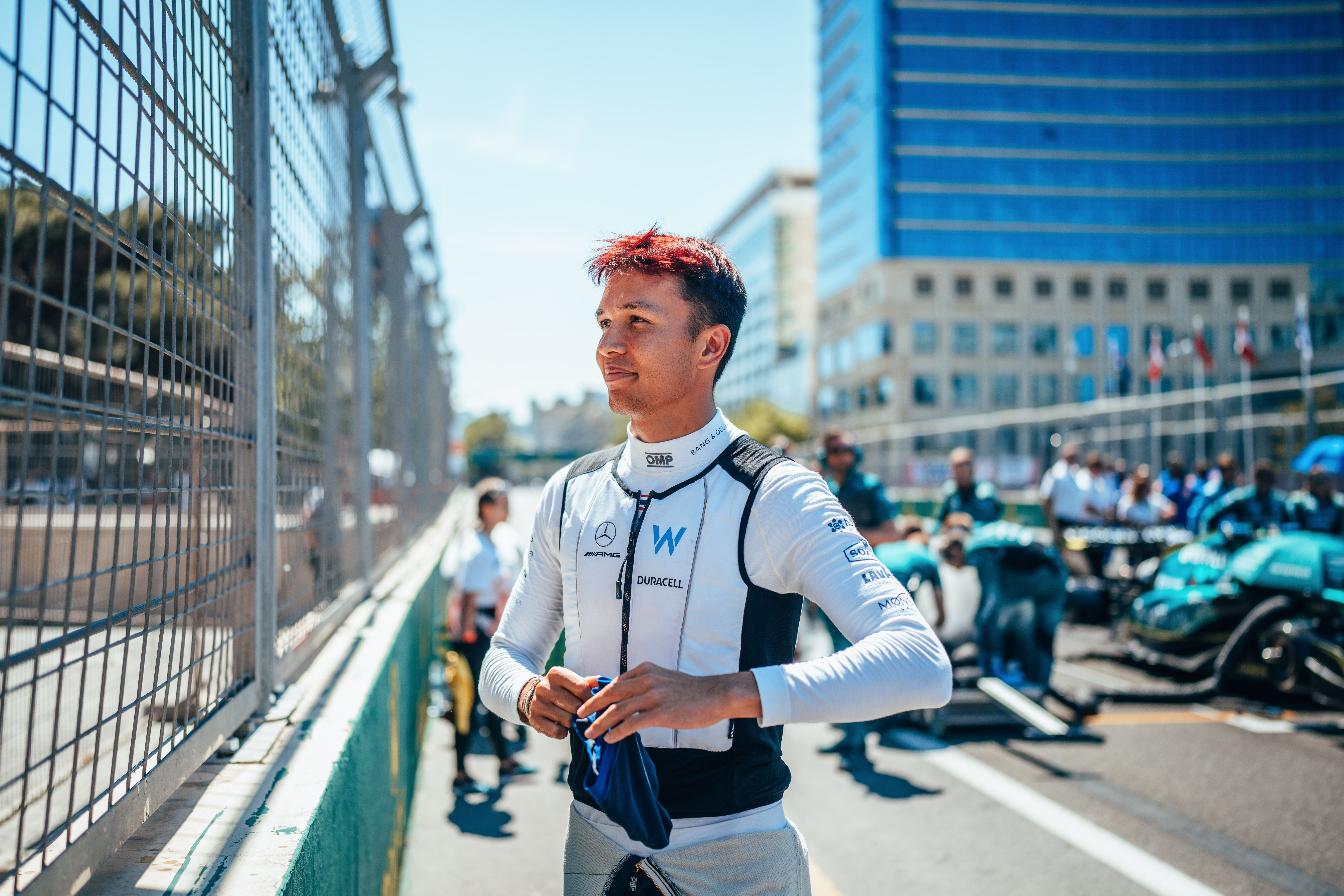 All smiles – let’s go racing!