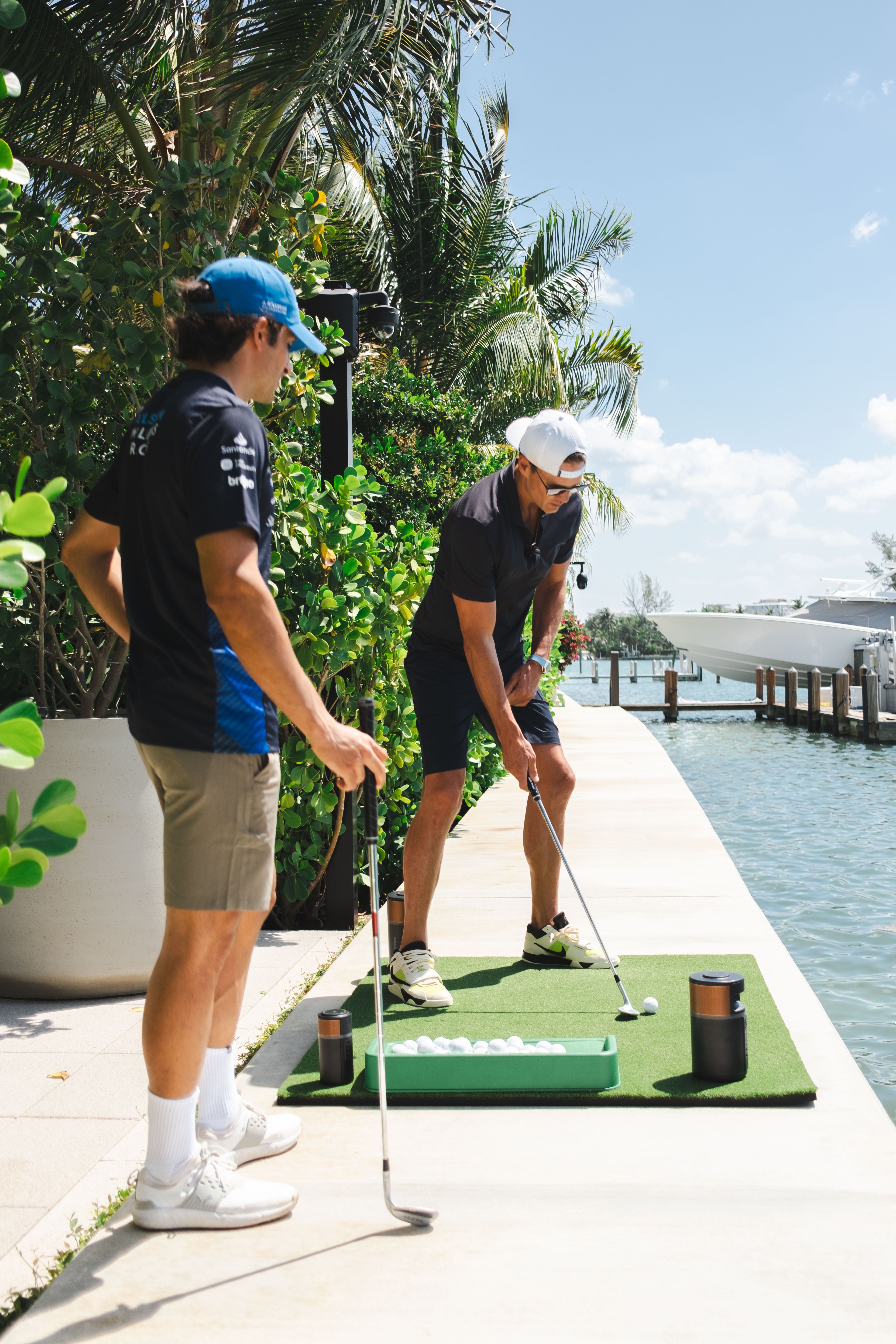 The GOAT met up with CS55 over a few holes of golf...