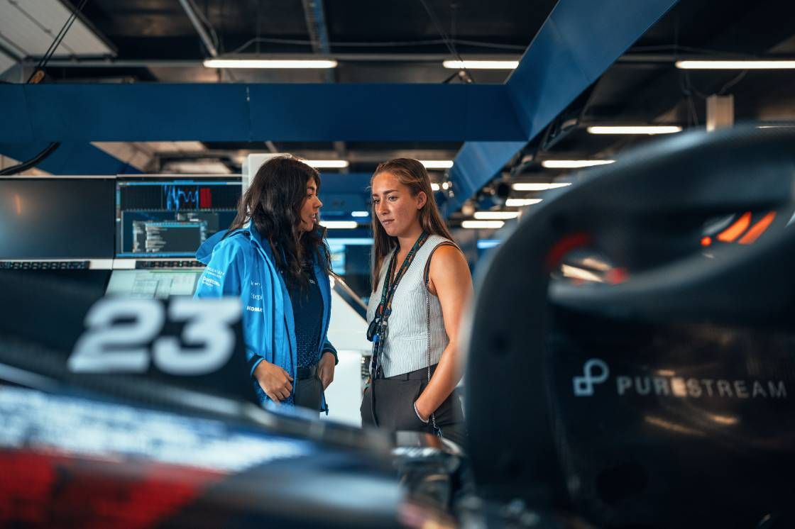 Manchester United defender Maya Le Tissier with Alex's FW46.