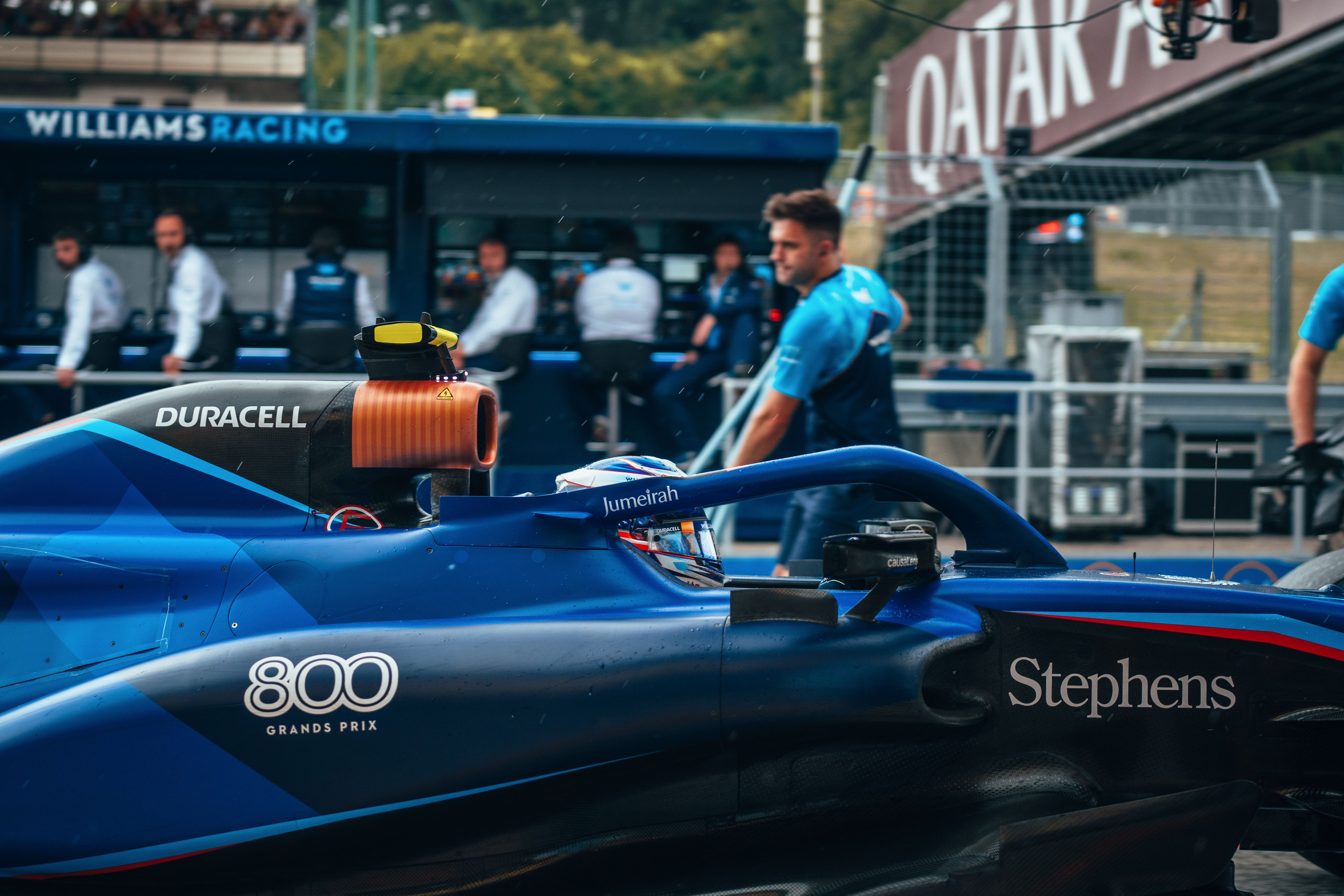 Here comes the rain.