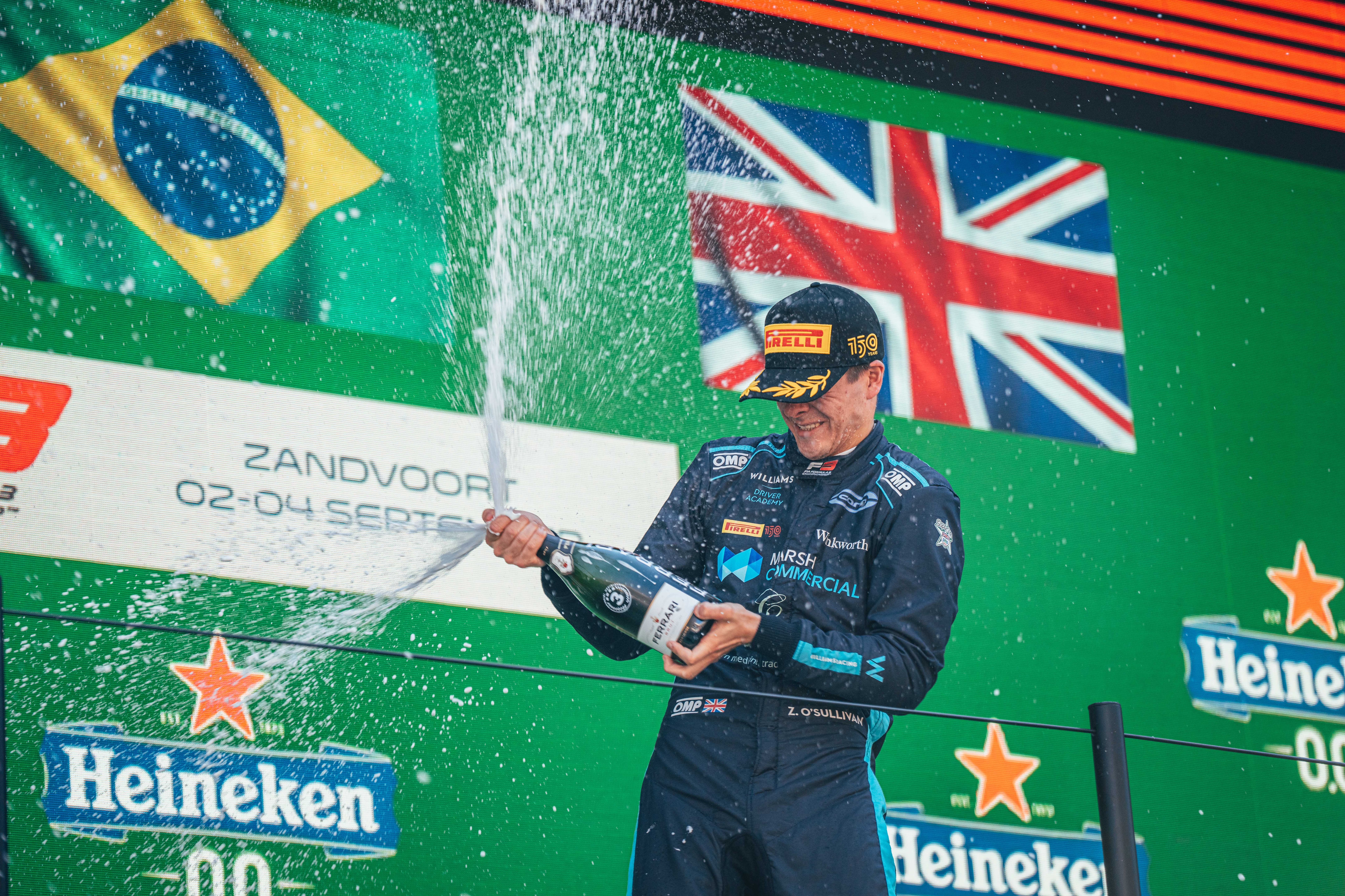 We love champagne moments. Congratulations, Zak.