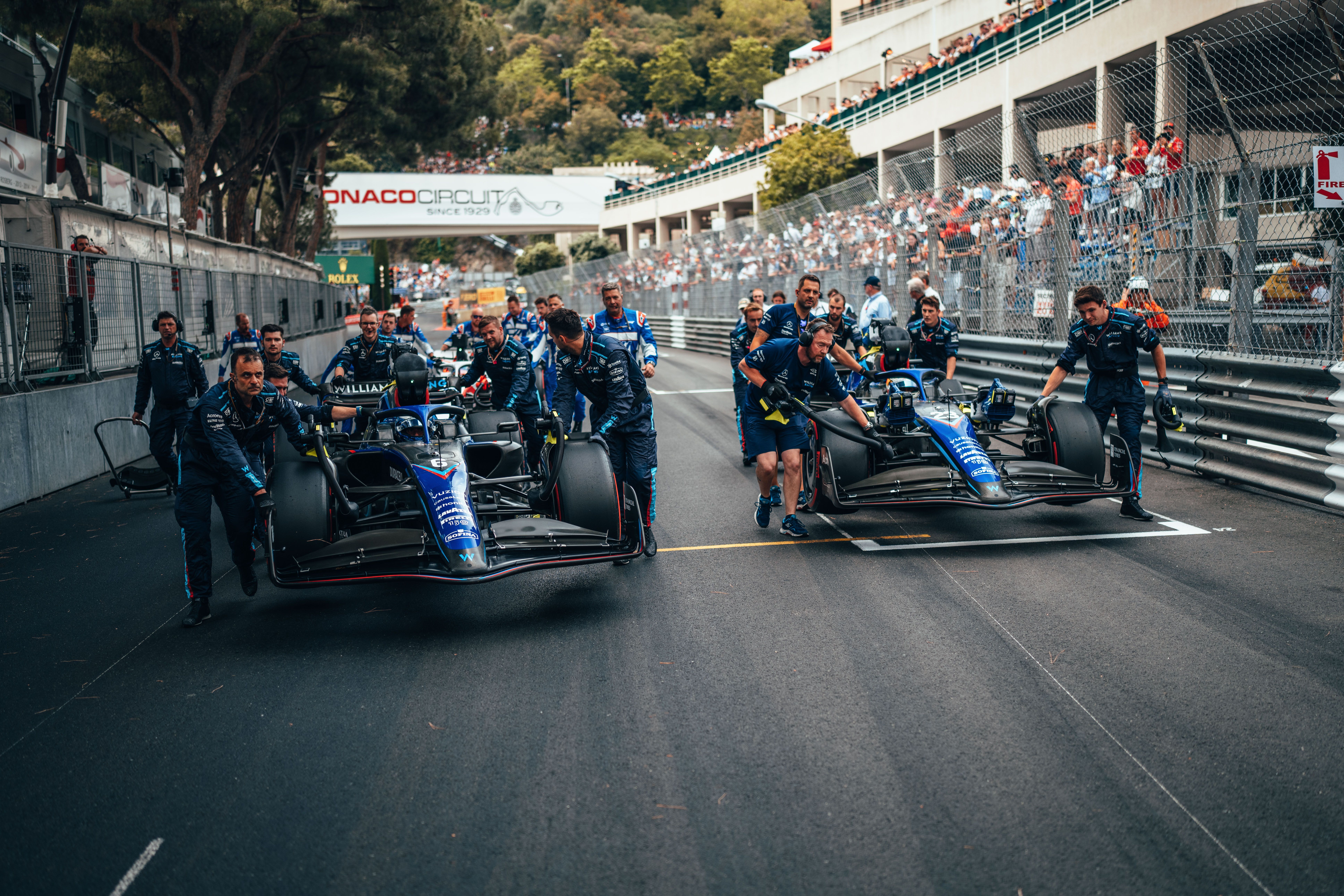 One minute it was dry…