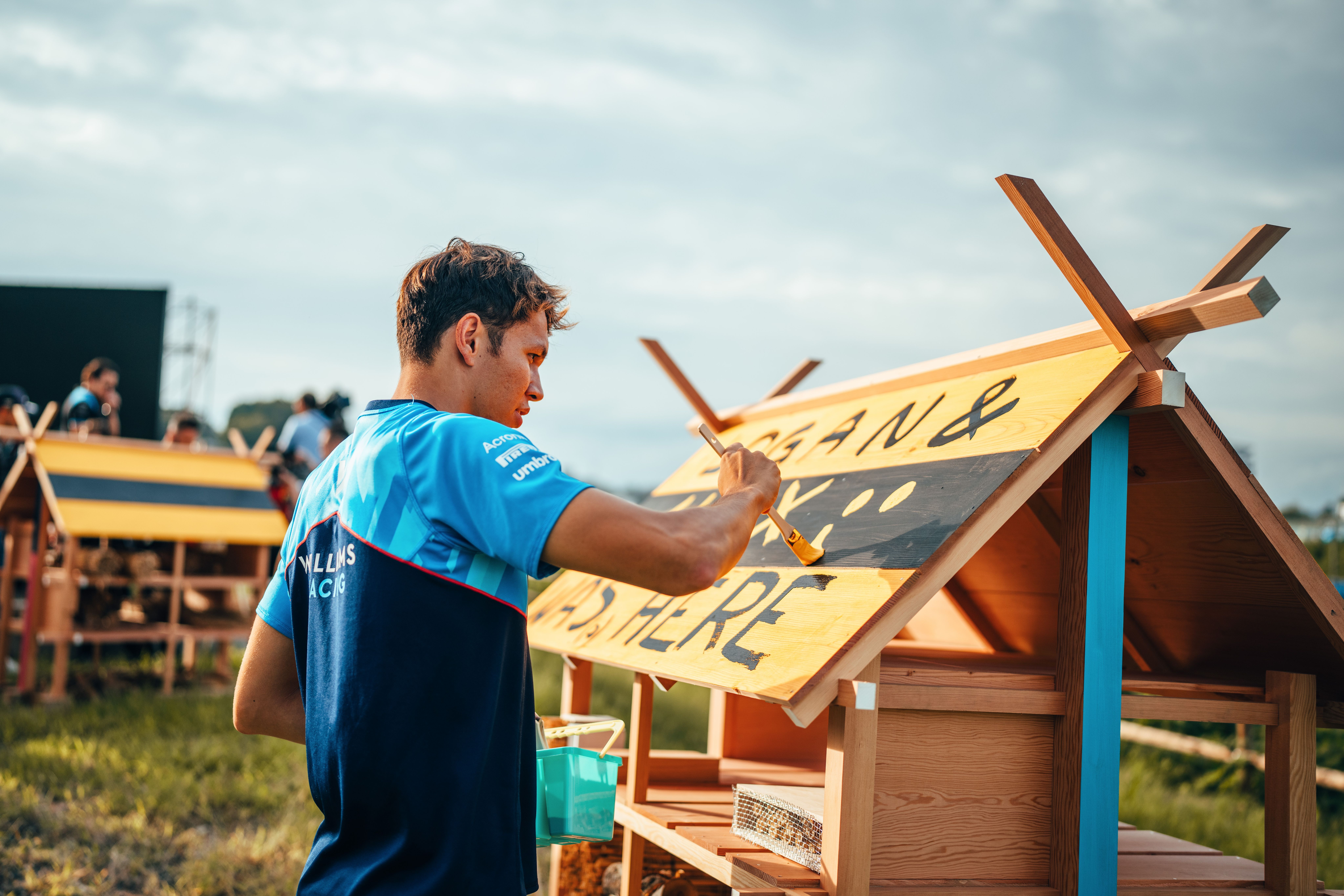 Quick smiley for added charm.