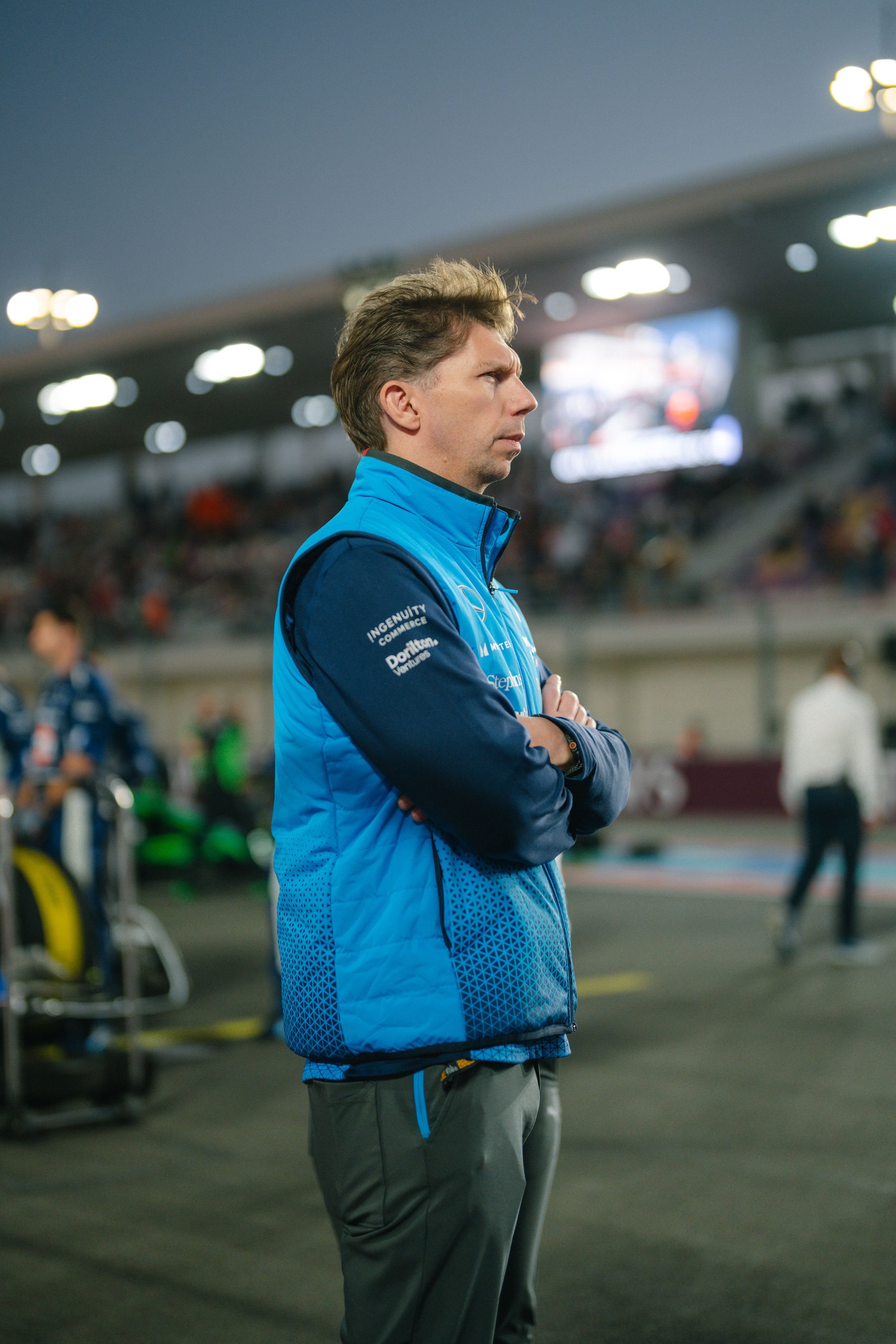 James on the grid as we get set for Sprint.