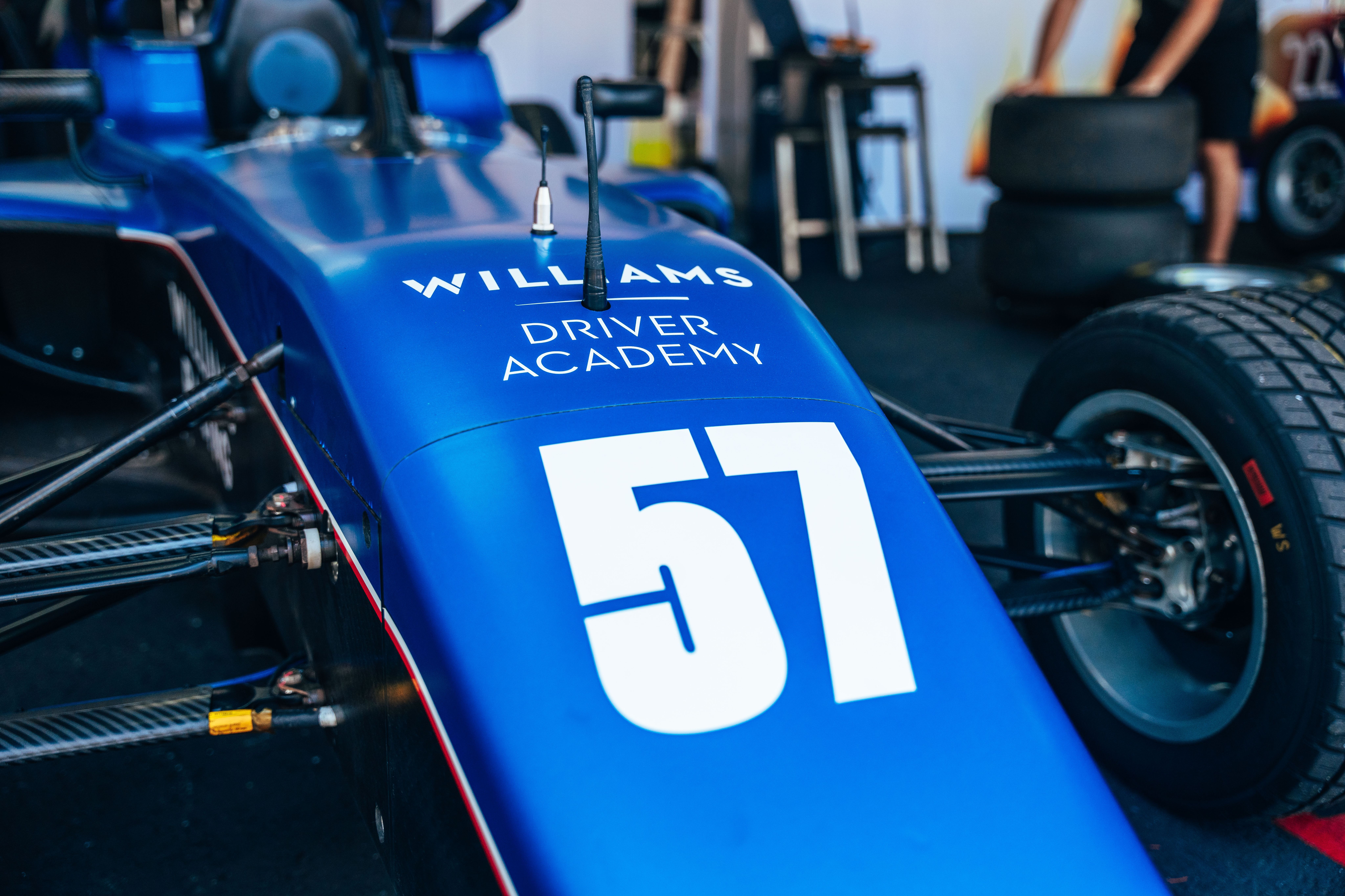 We started our Friday in the F1 Academy paddock.