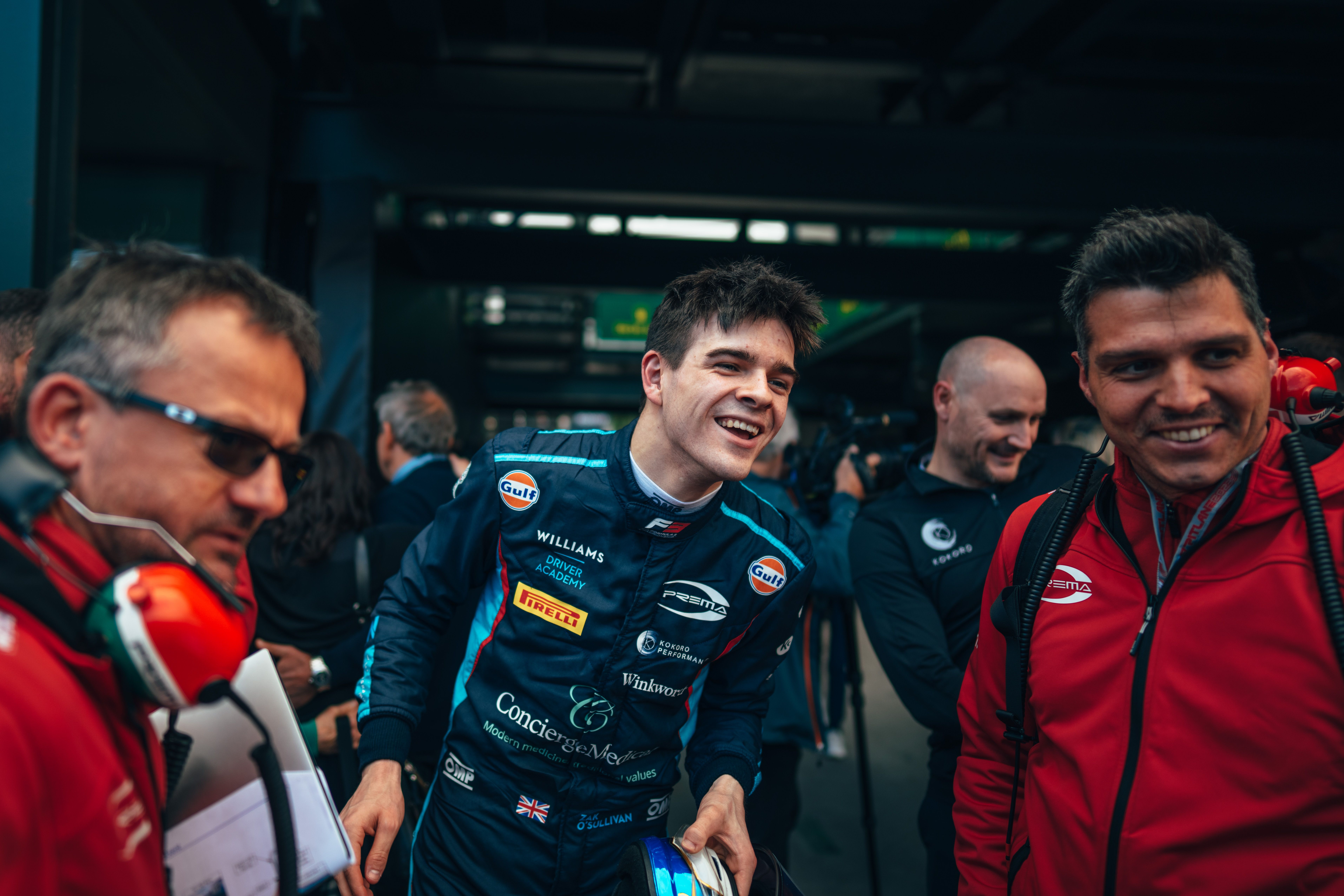 Zak O’Sullivan took P2 in F3 to make it double silverware for the Williams Academy.