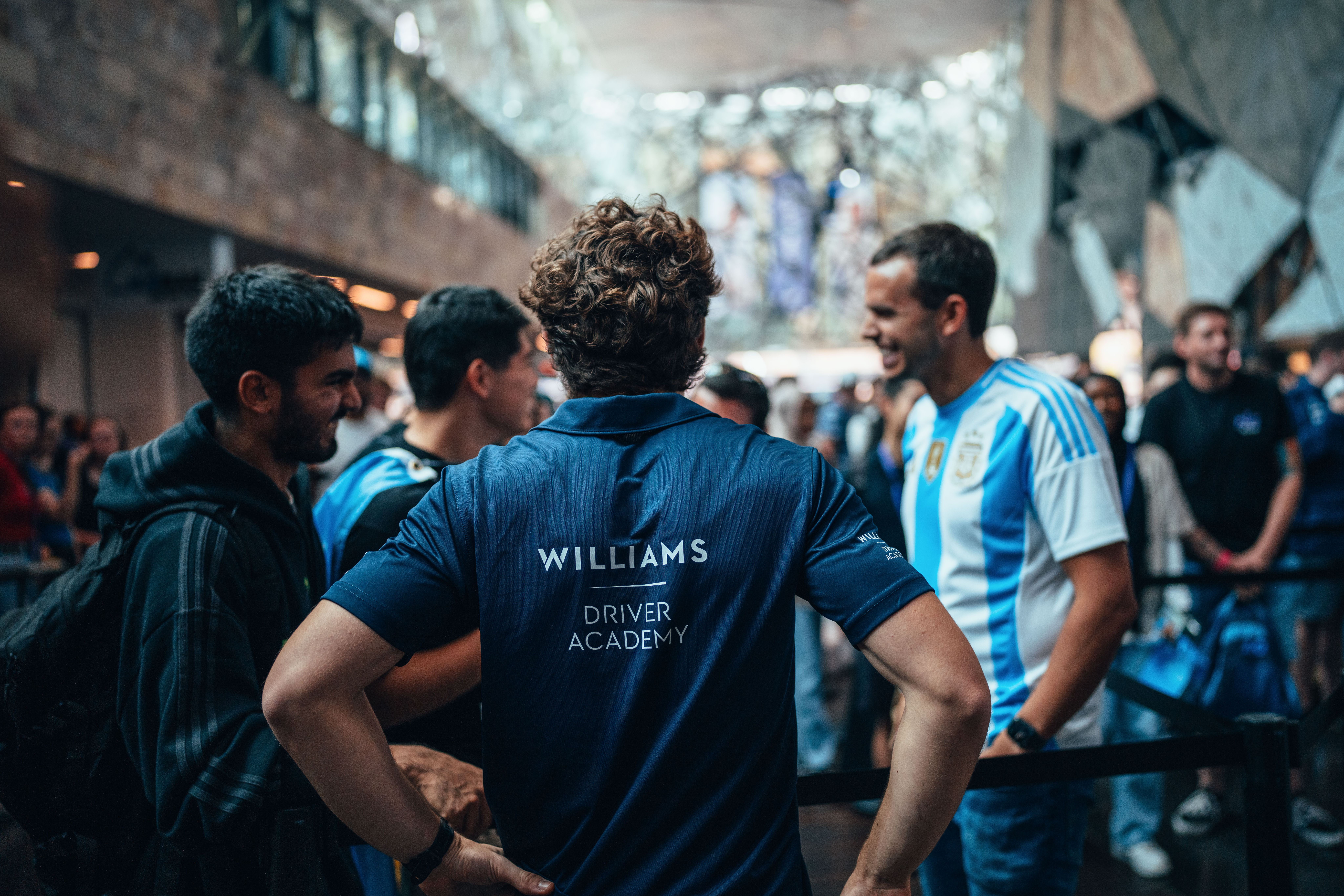 And Franco also found some Argentinian support in the Melbourne crowd.