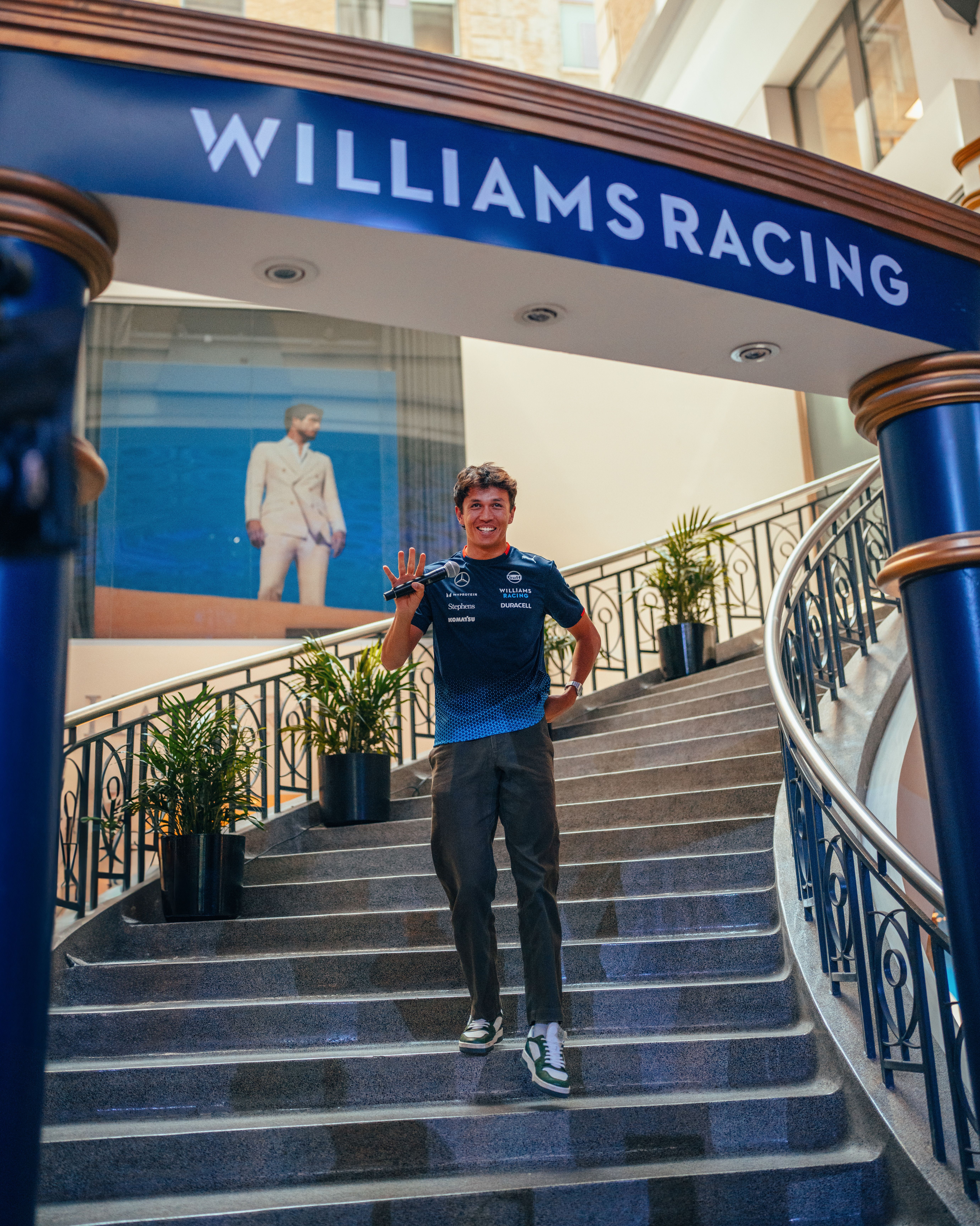 Alex was our first guest of the day.