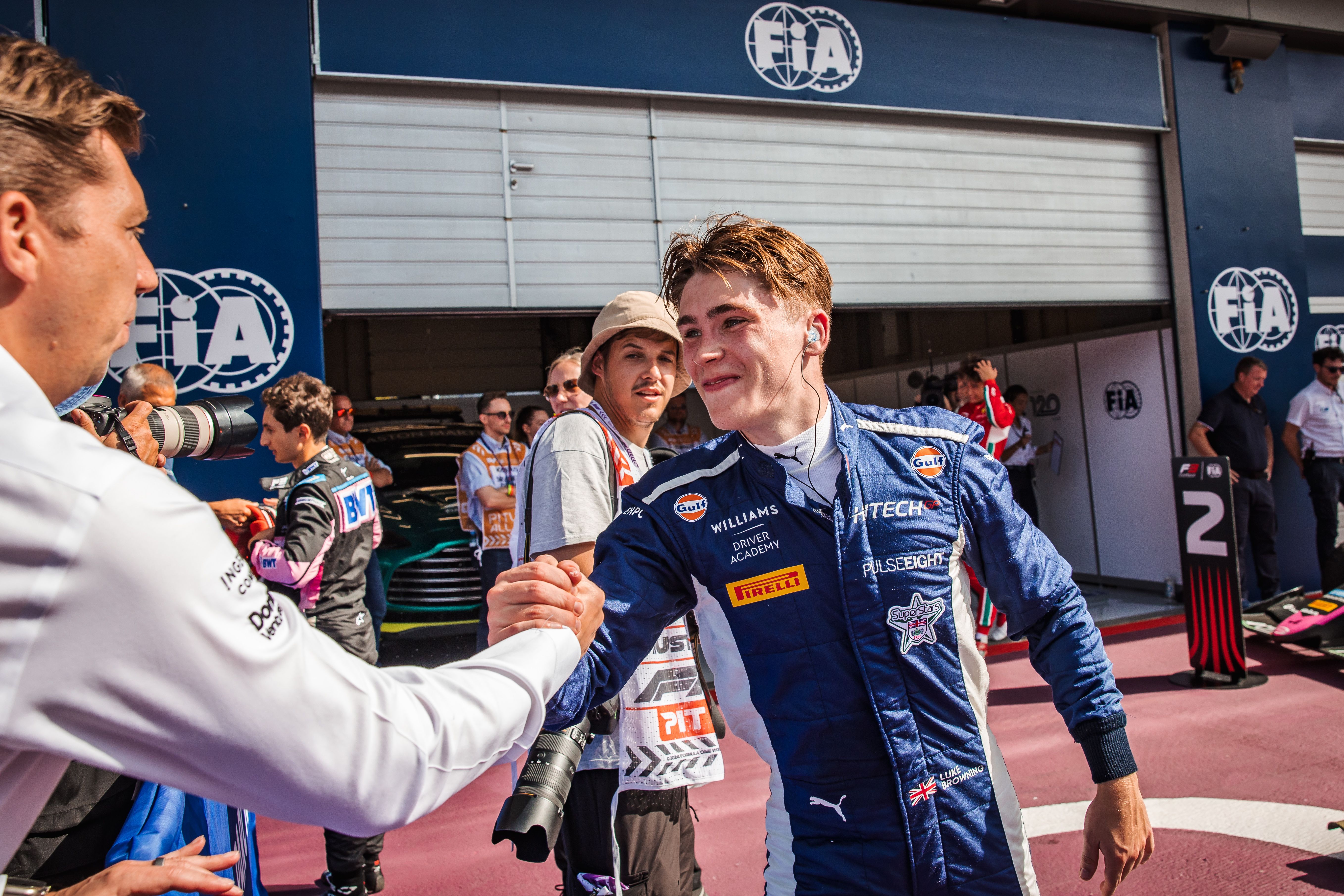 And JV was there to congratulate him.