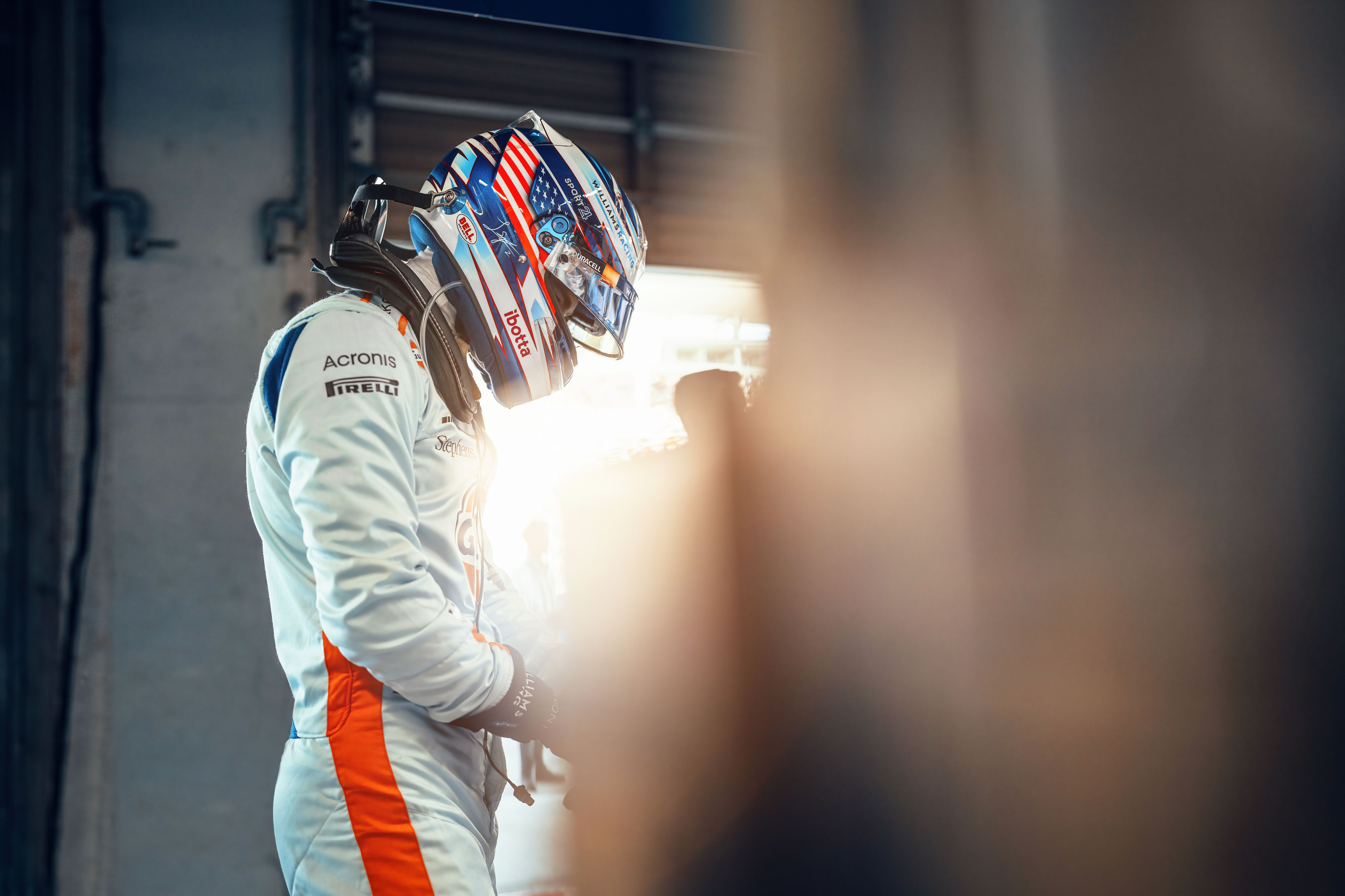 Ready to go from the pit lane.