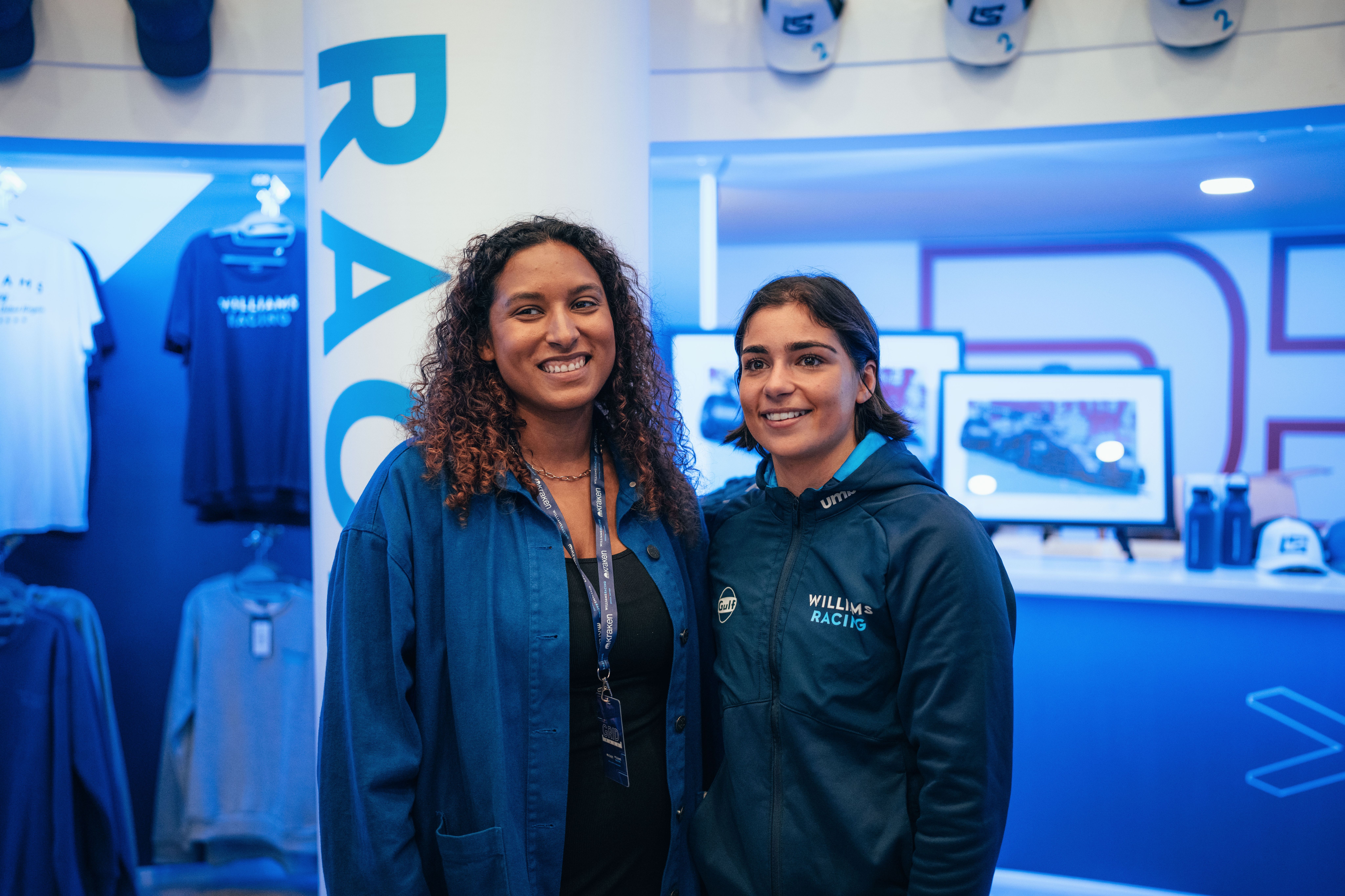 Before taking time out to meet fans.