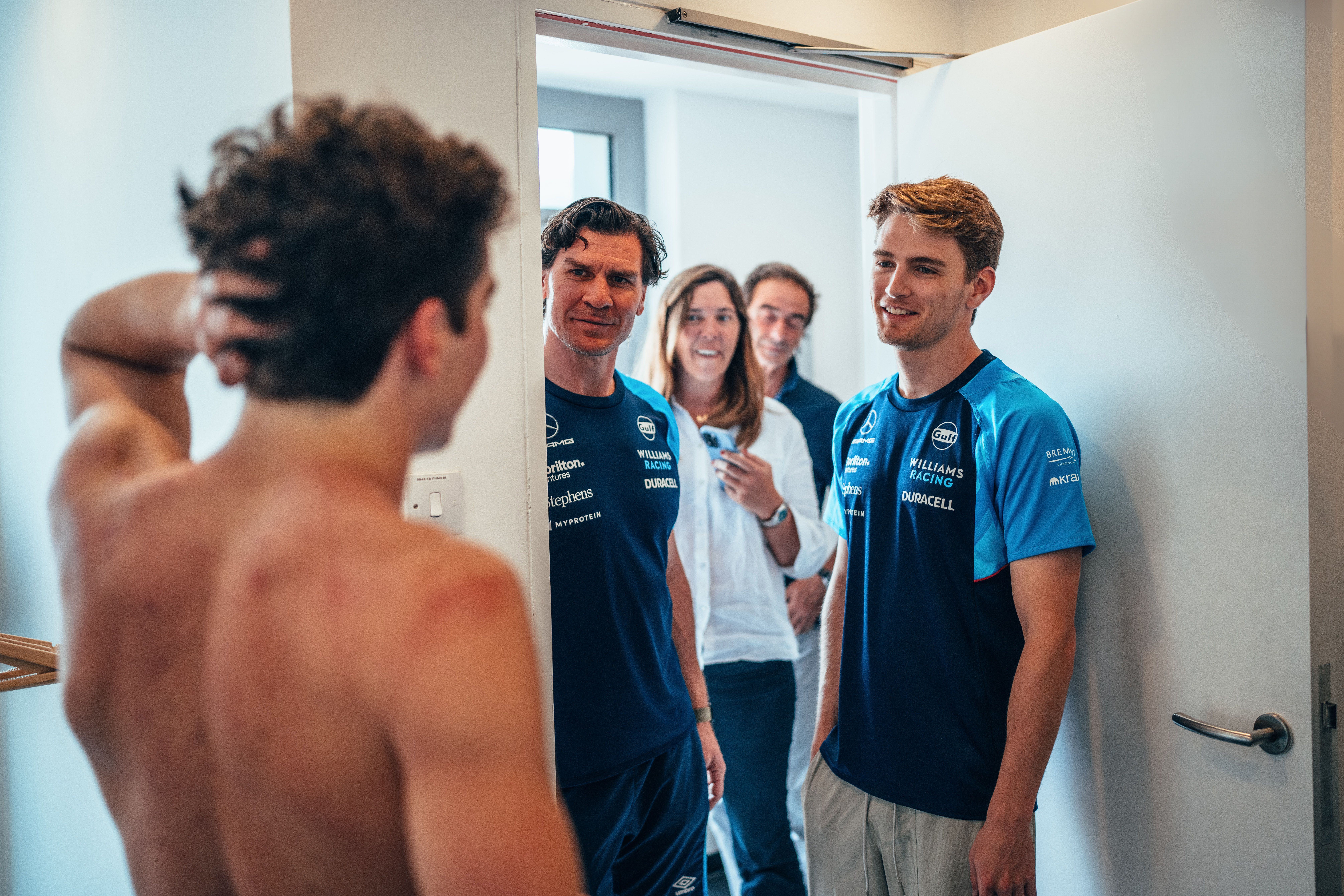 Logan checks in on Franco.