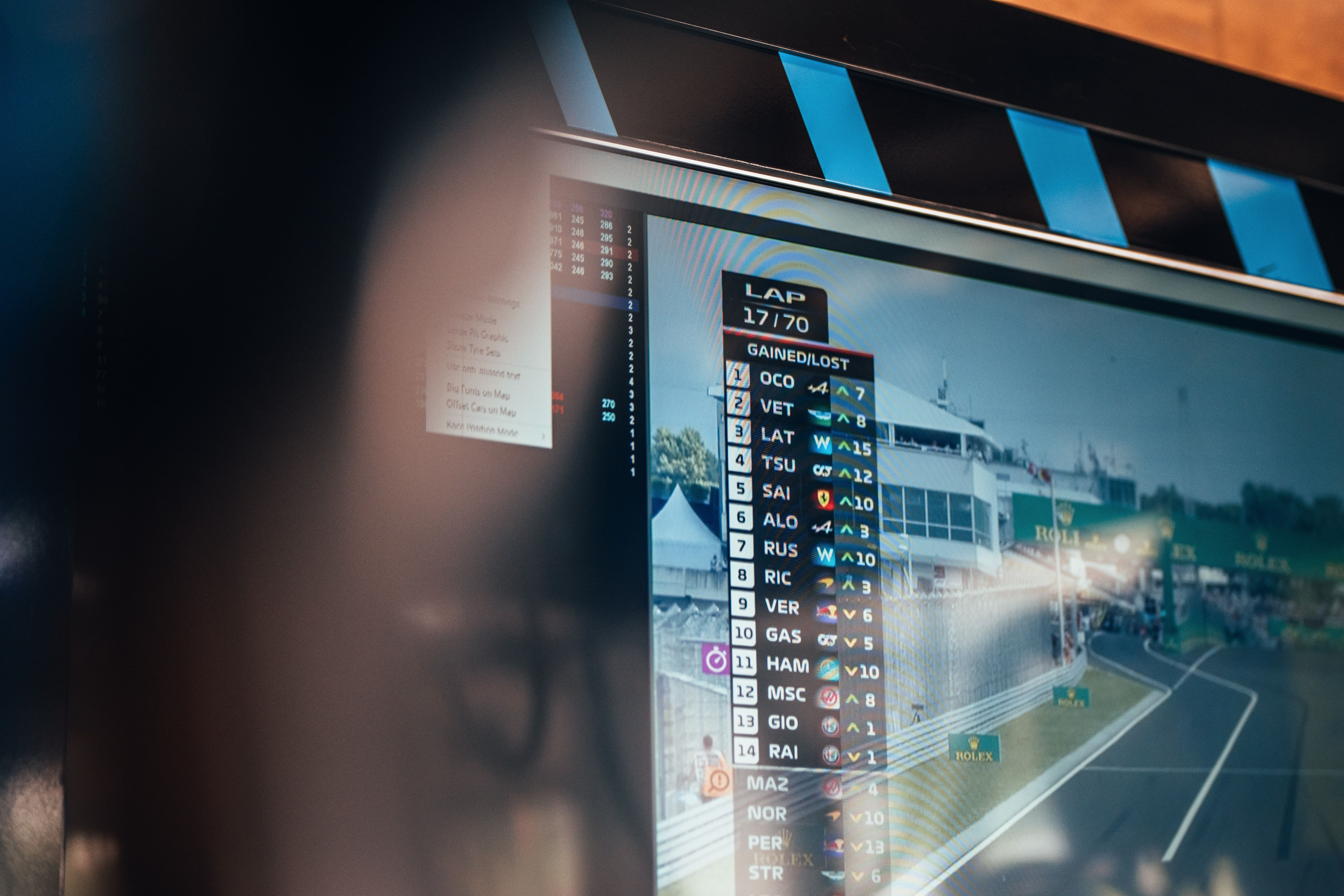 As we settled into the race, we were running well.