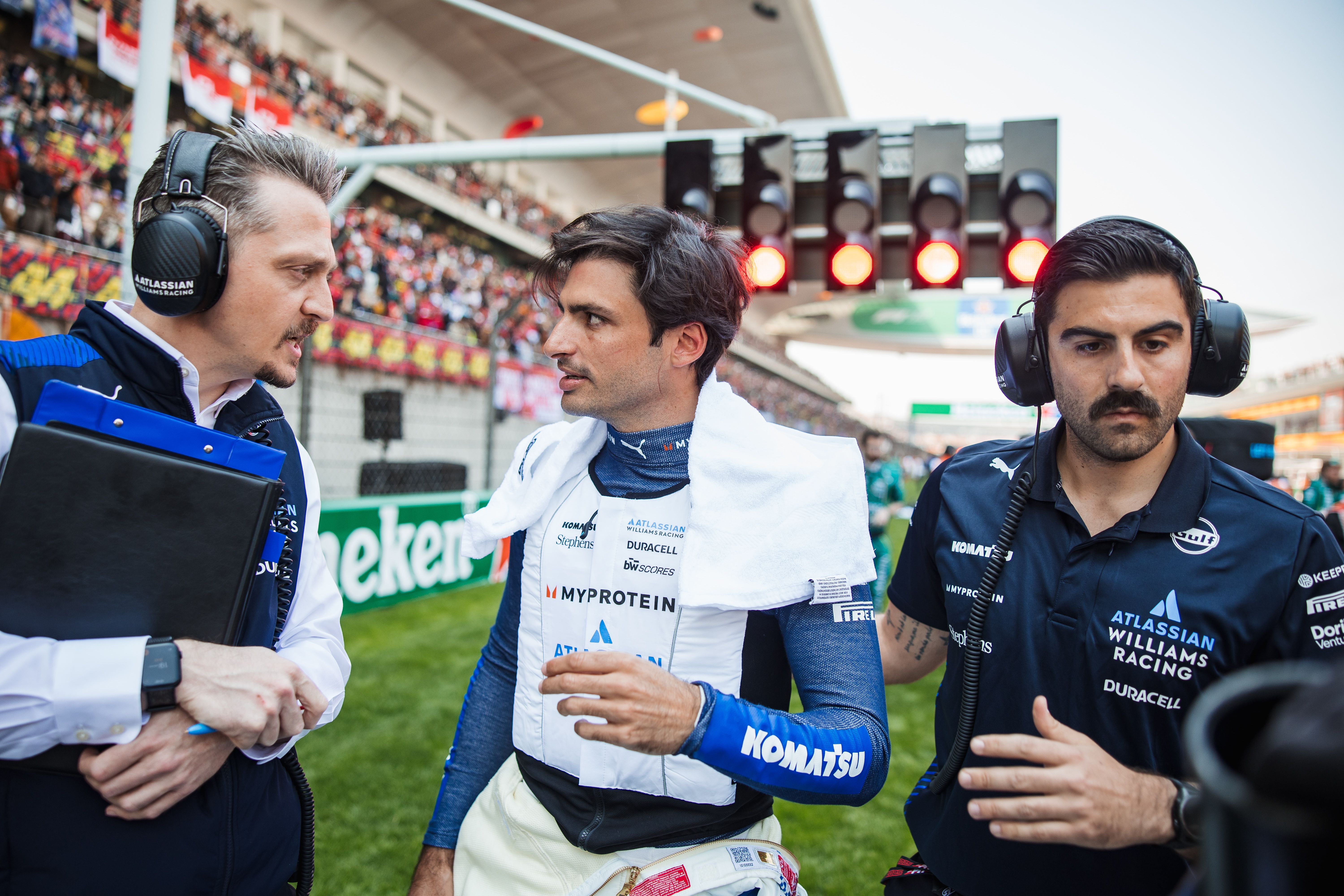 Carlos and Gaëtan talk race strategy