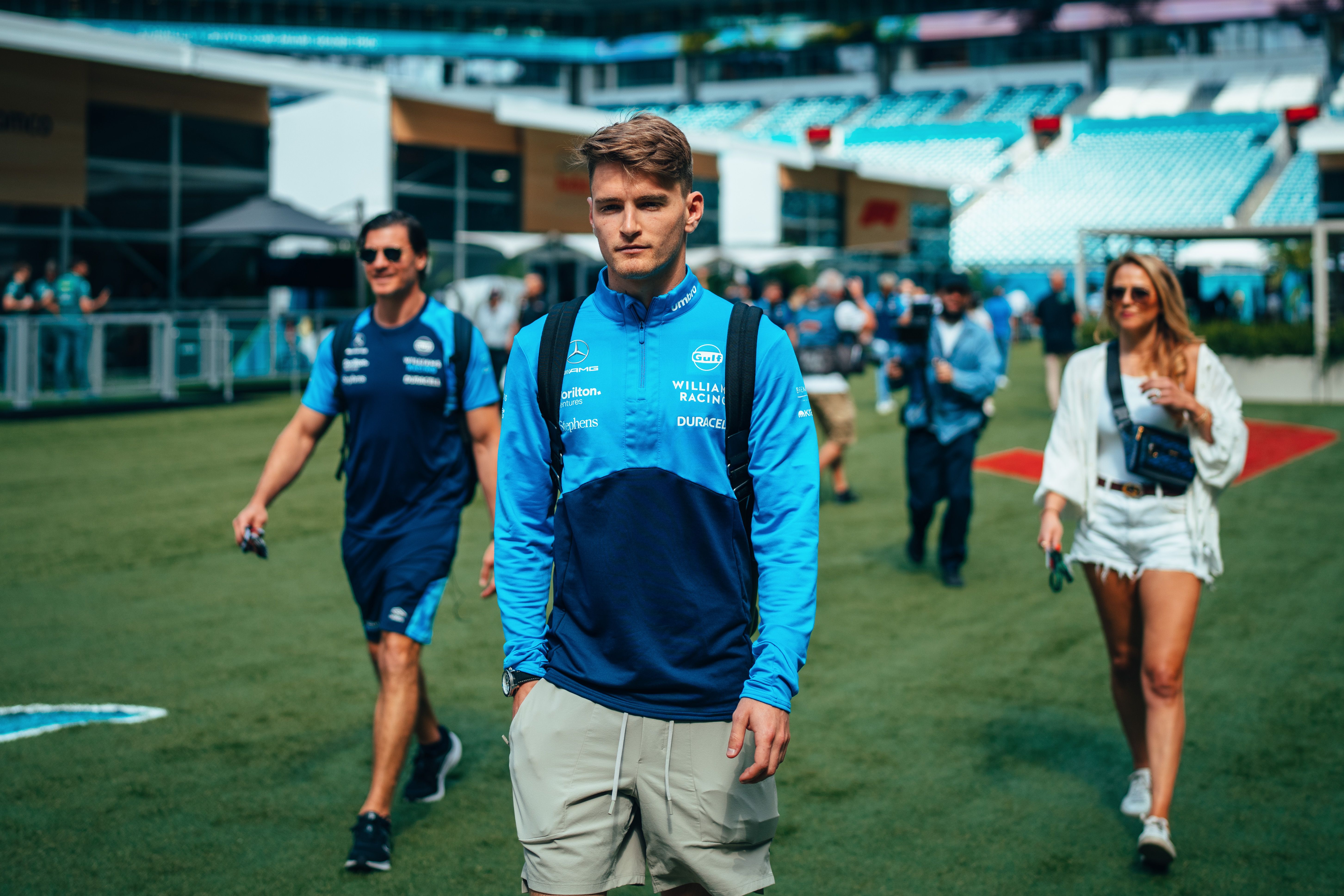 The local hero is in the building.