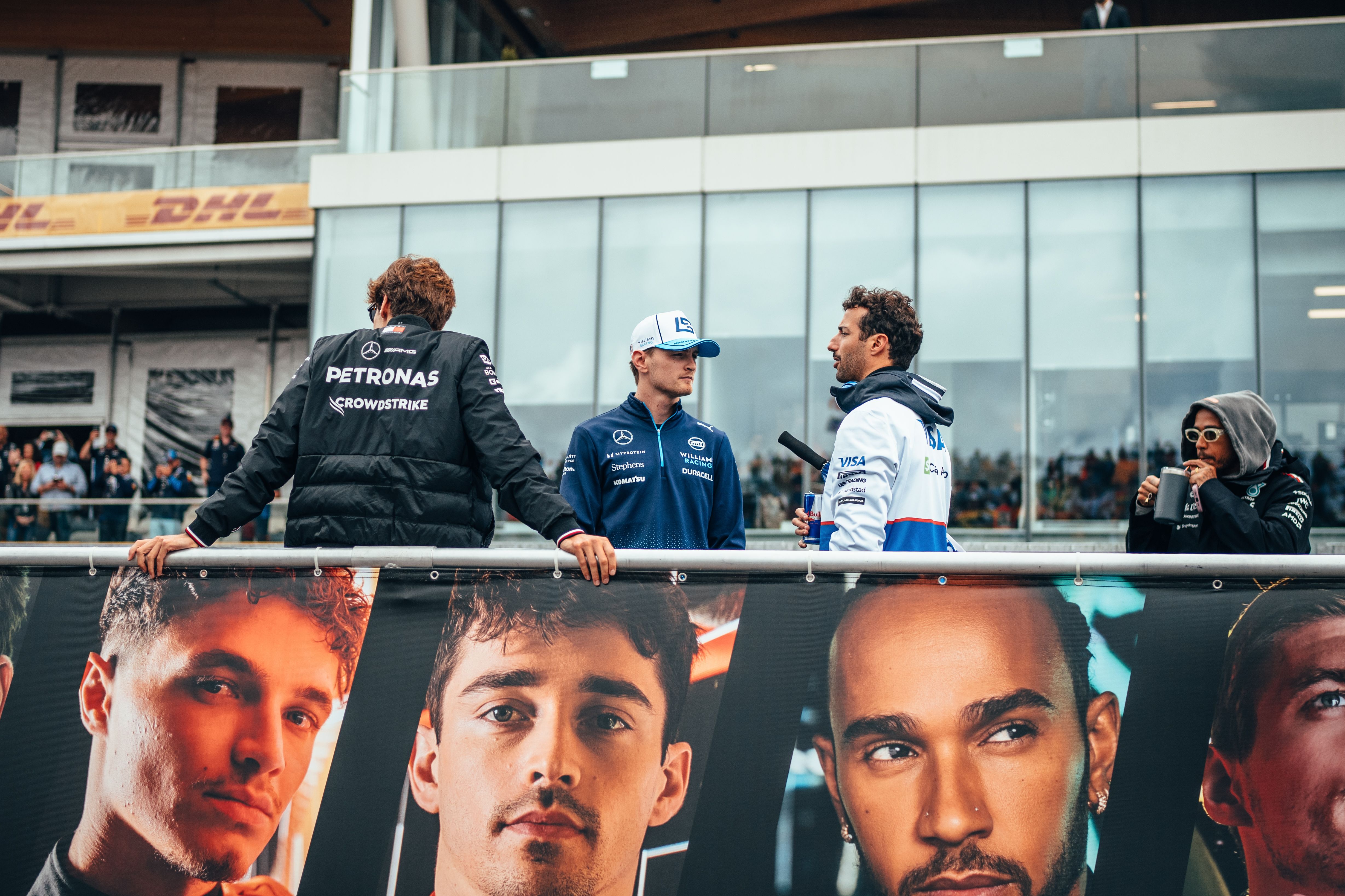 Plenty of optimism at the driver parade to begin the day