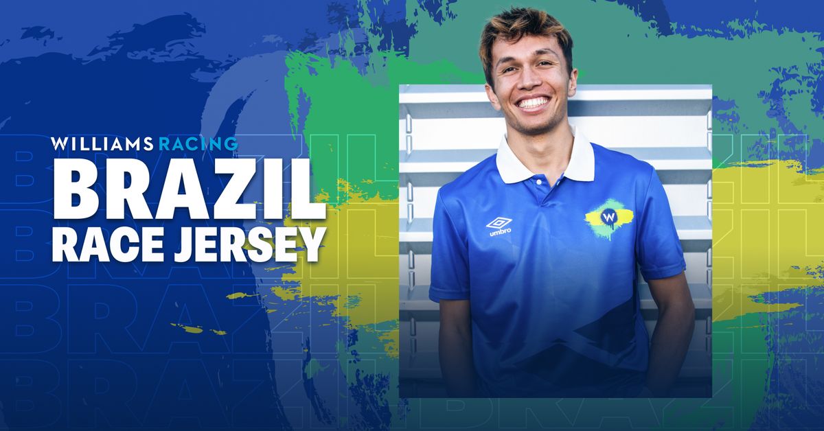 New In: Williams Racing Brazil Race Jersey | Atlassian Williams Racing
