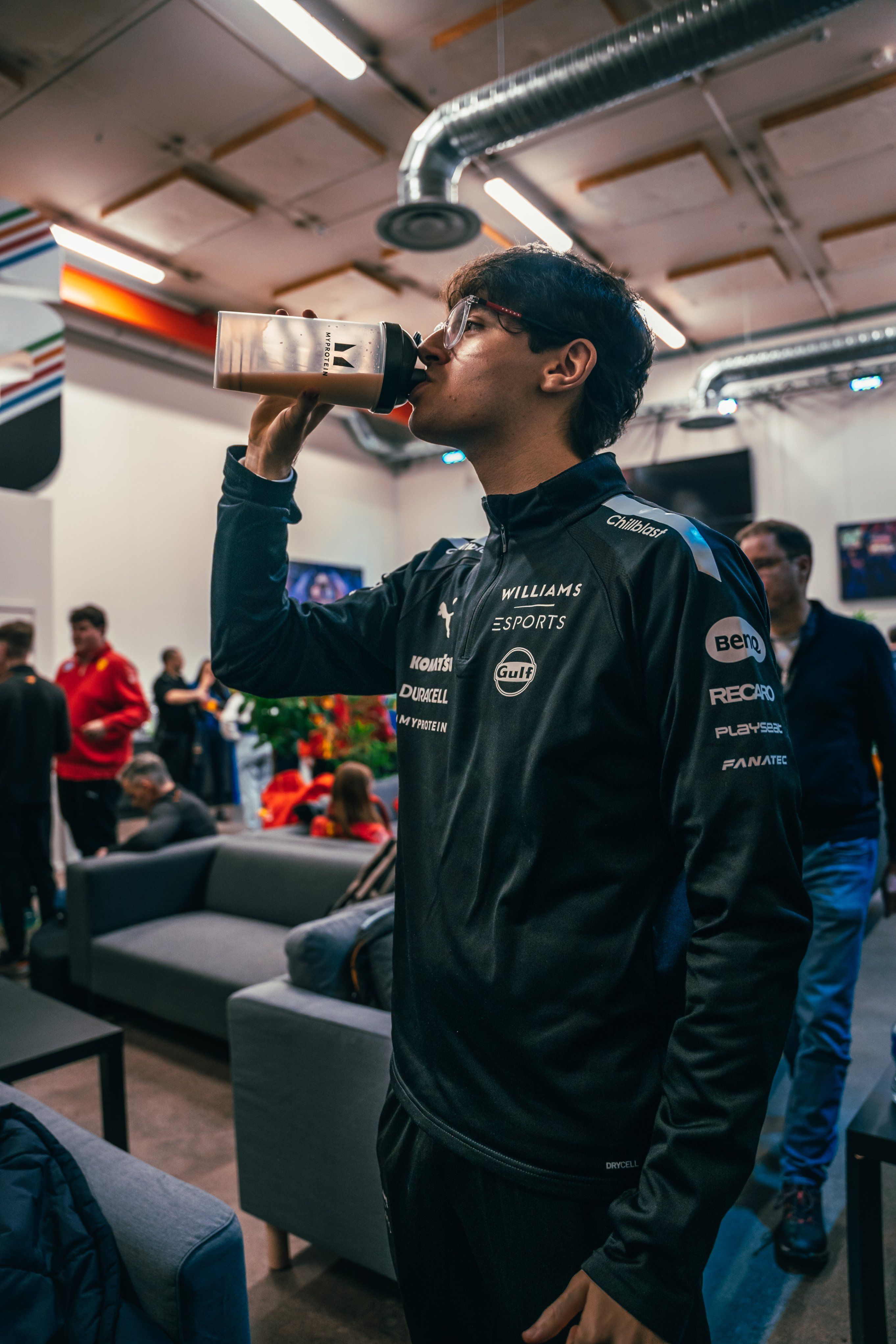 Fuelling up for the day ahead w/Myprotein.