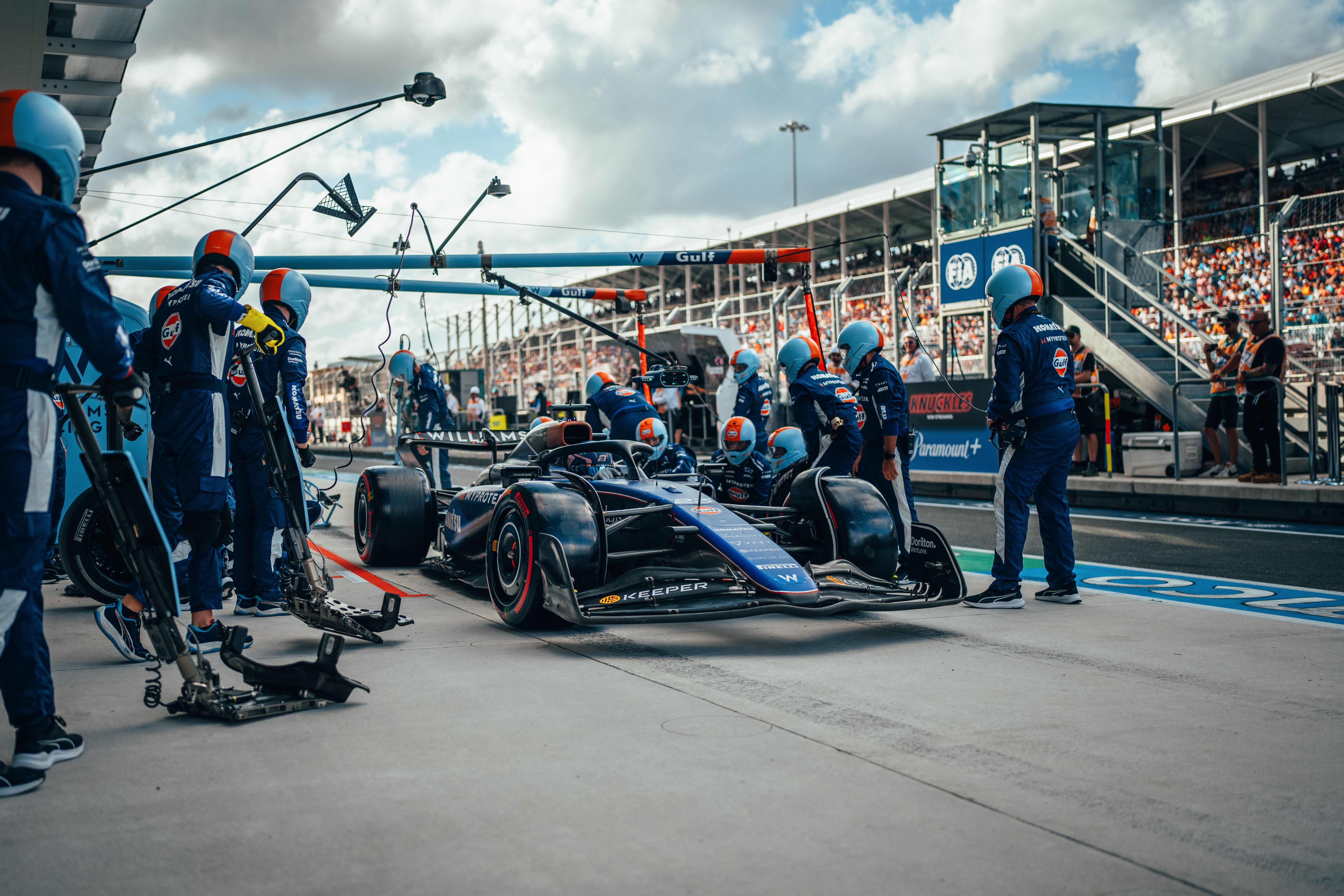 One late stop for Alex, we'll go again in Imola.