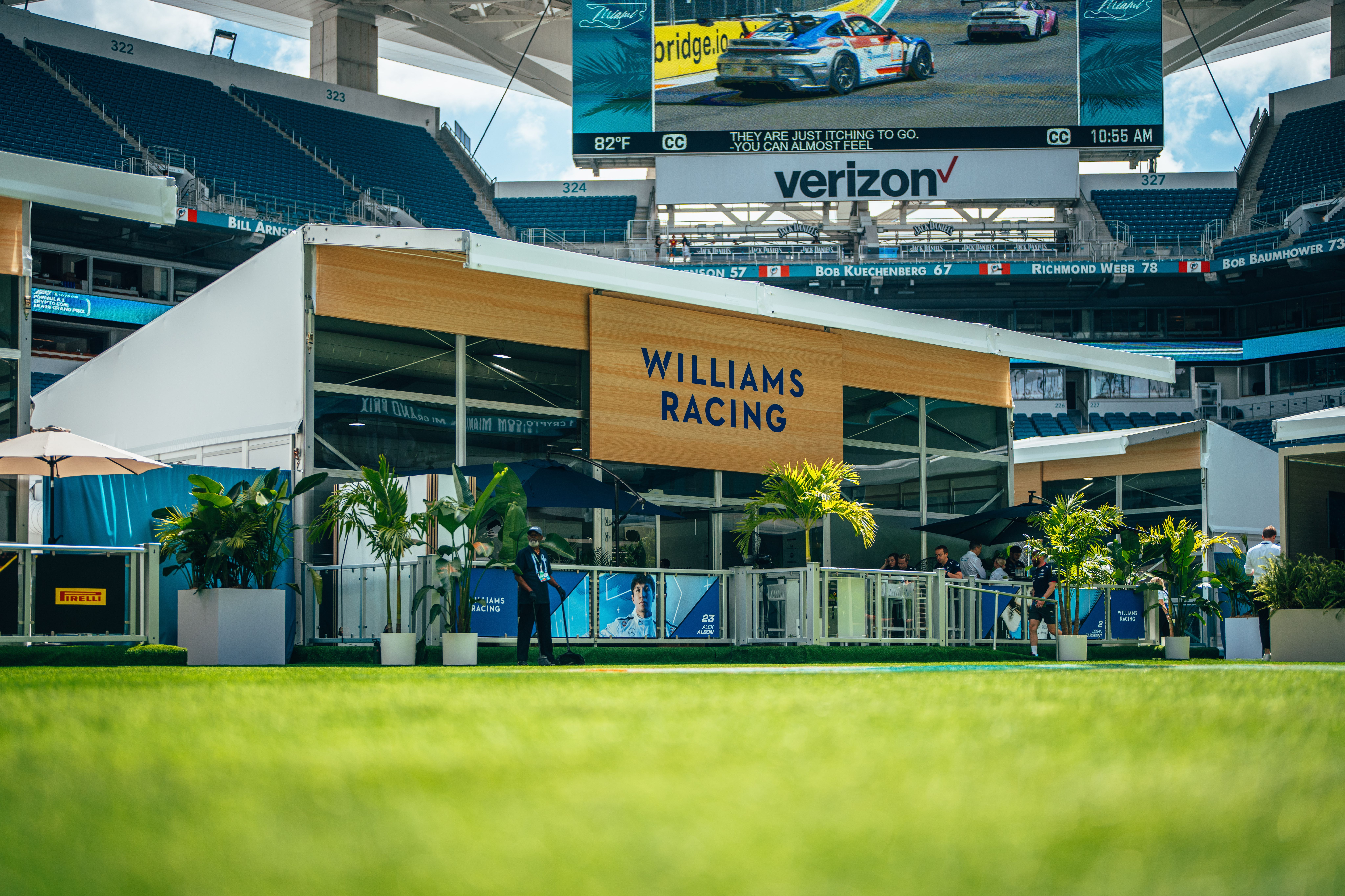 Our base for race day.