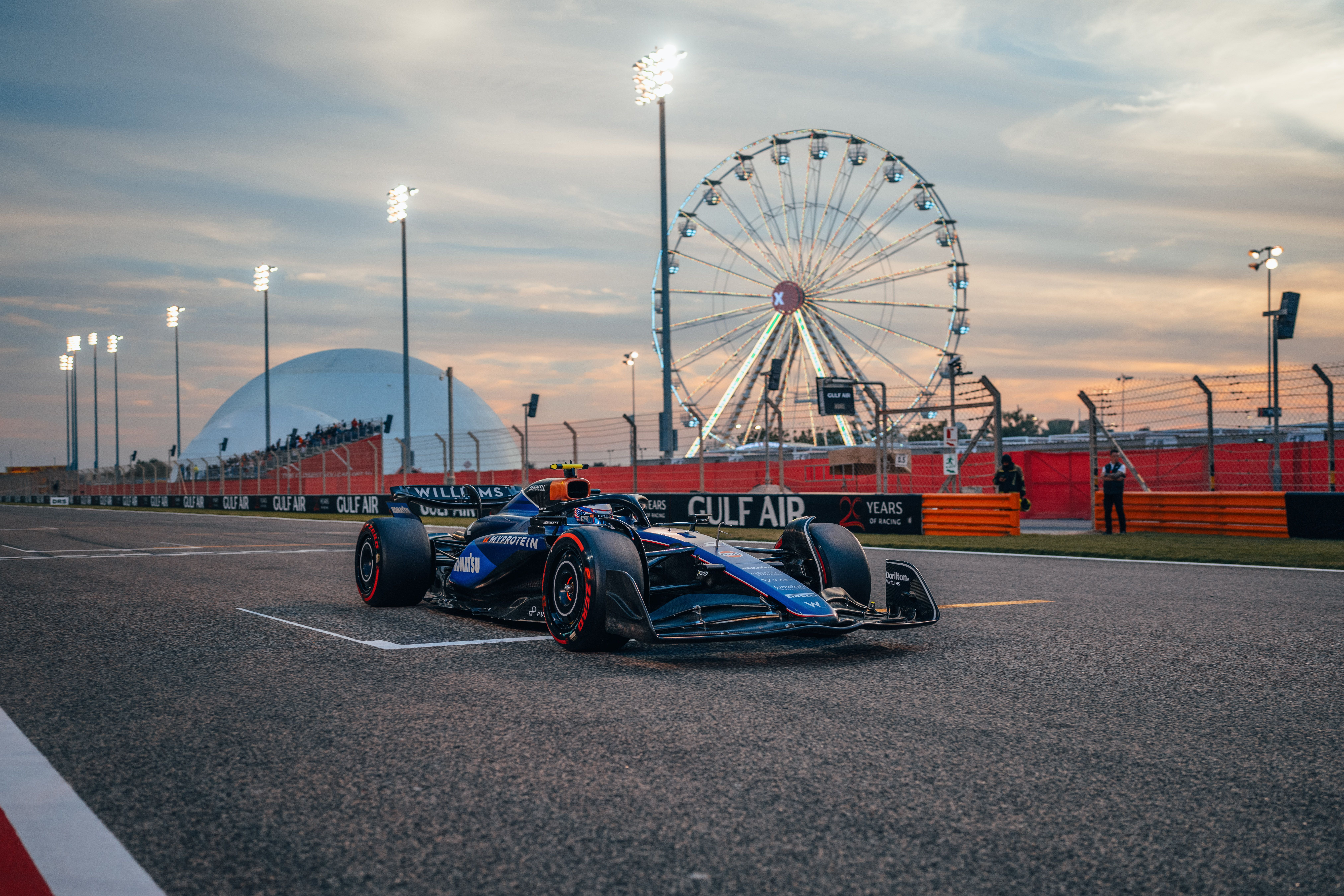 Arriving on the scene.