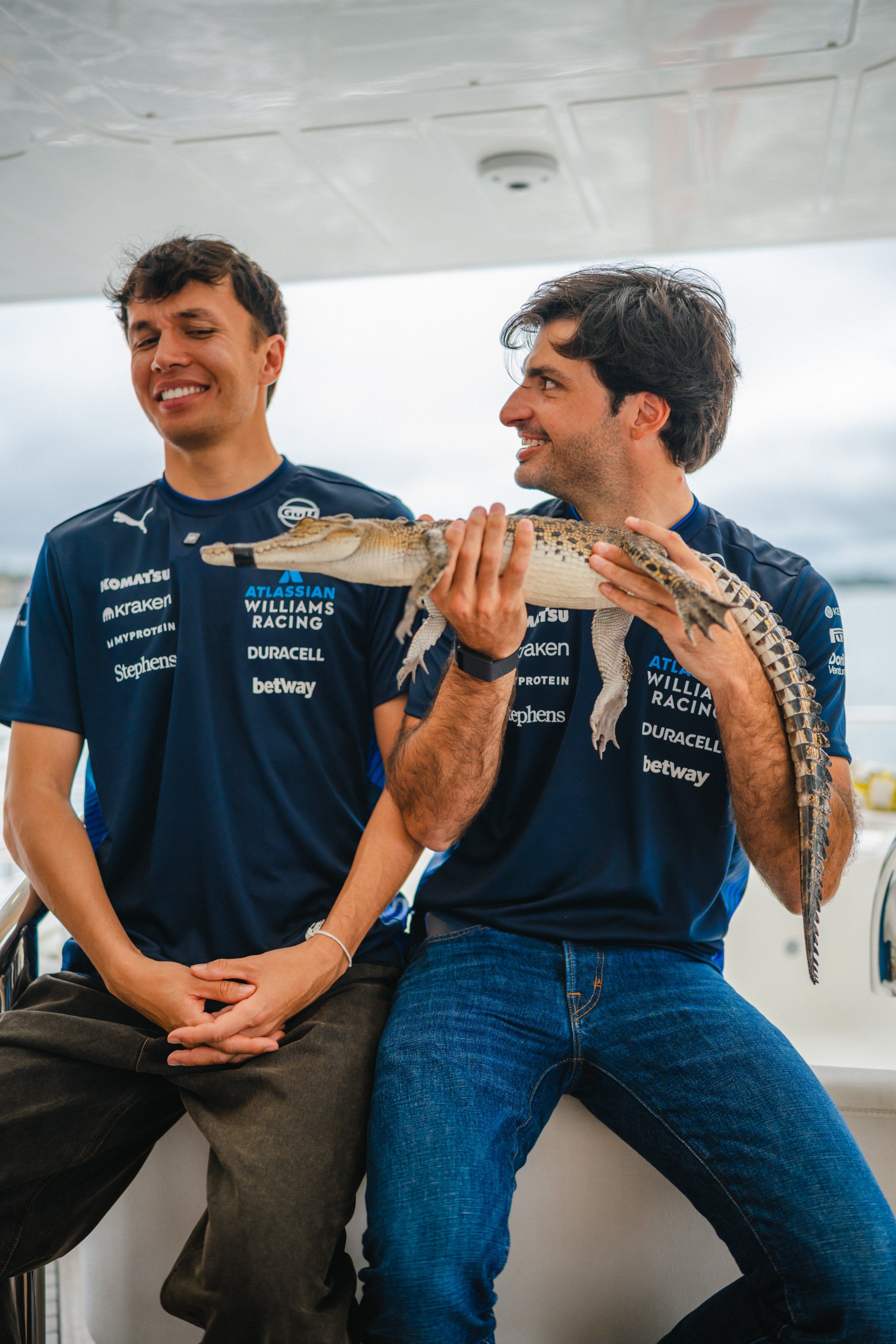 Alex less sure about the Croc...