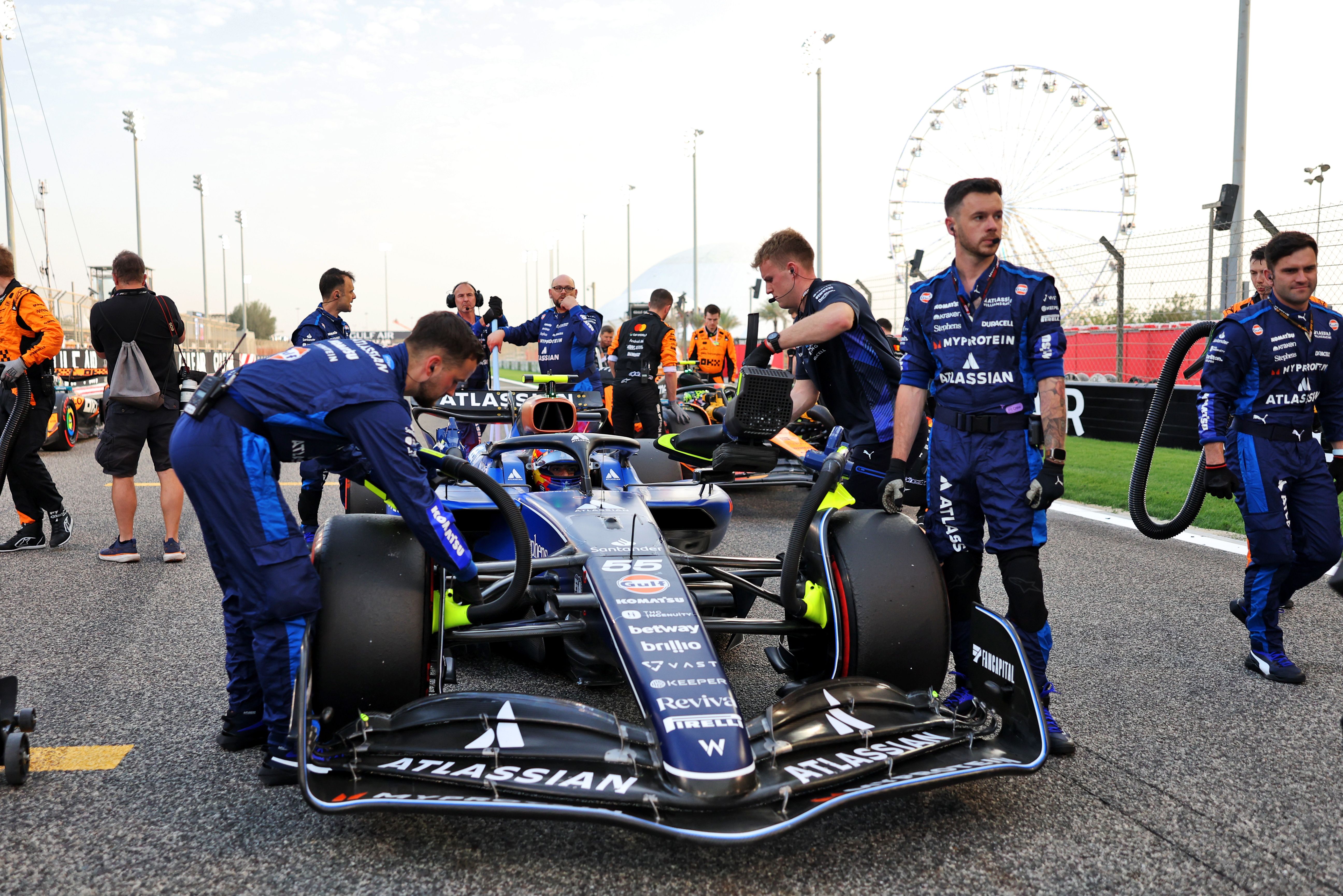 Carlos completes his recon laps