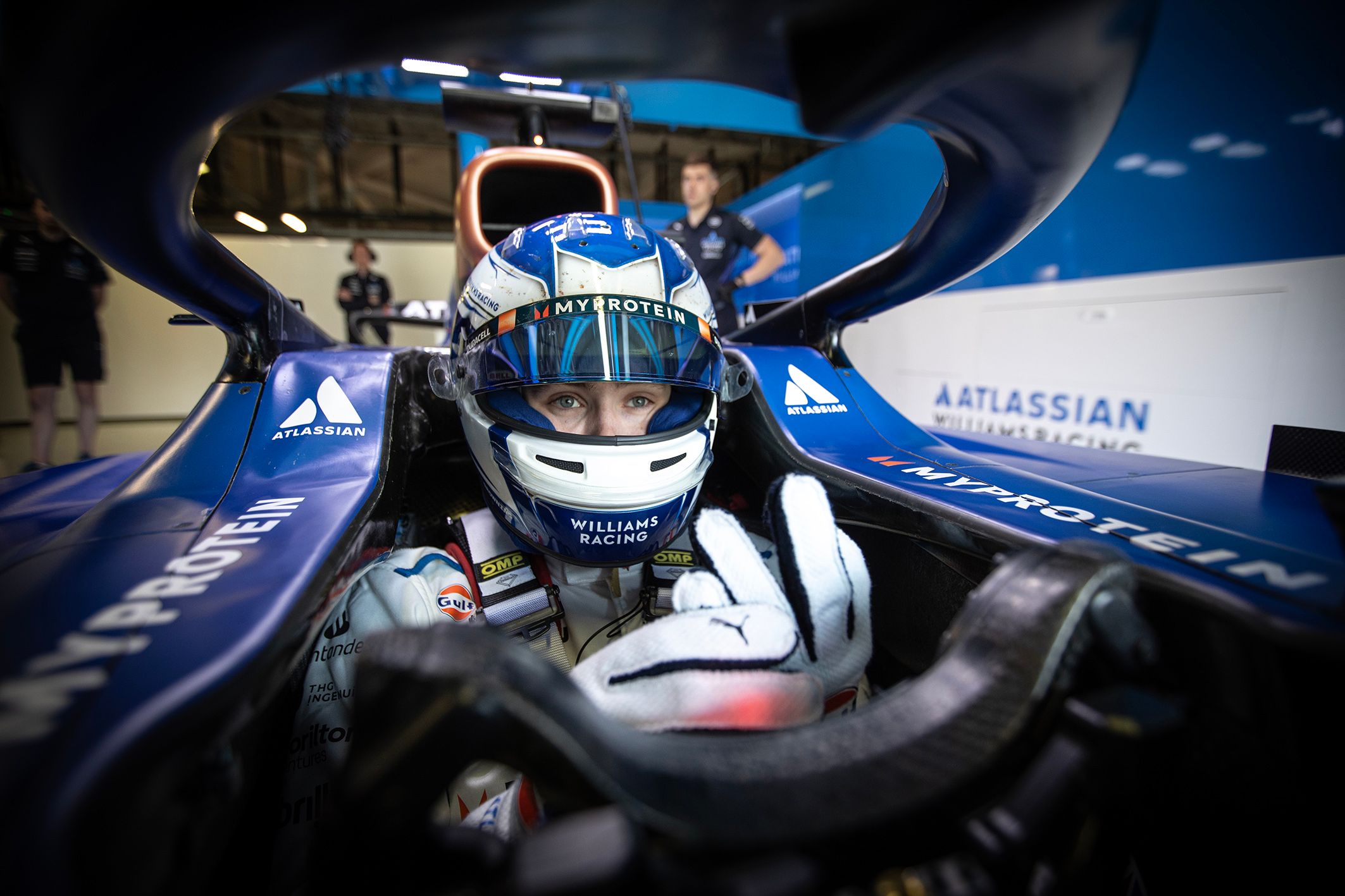 This Friday, he'll get behind the wheel of our FW47 in FP1.