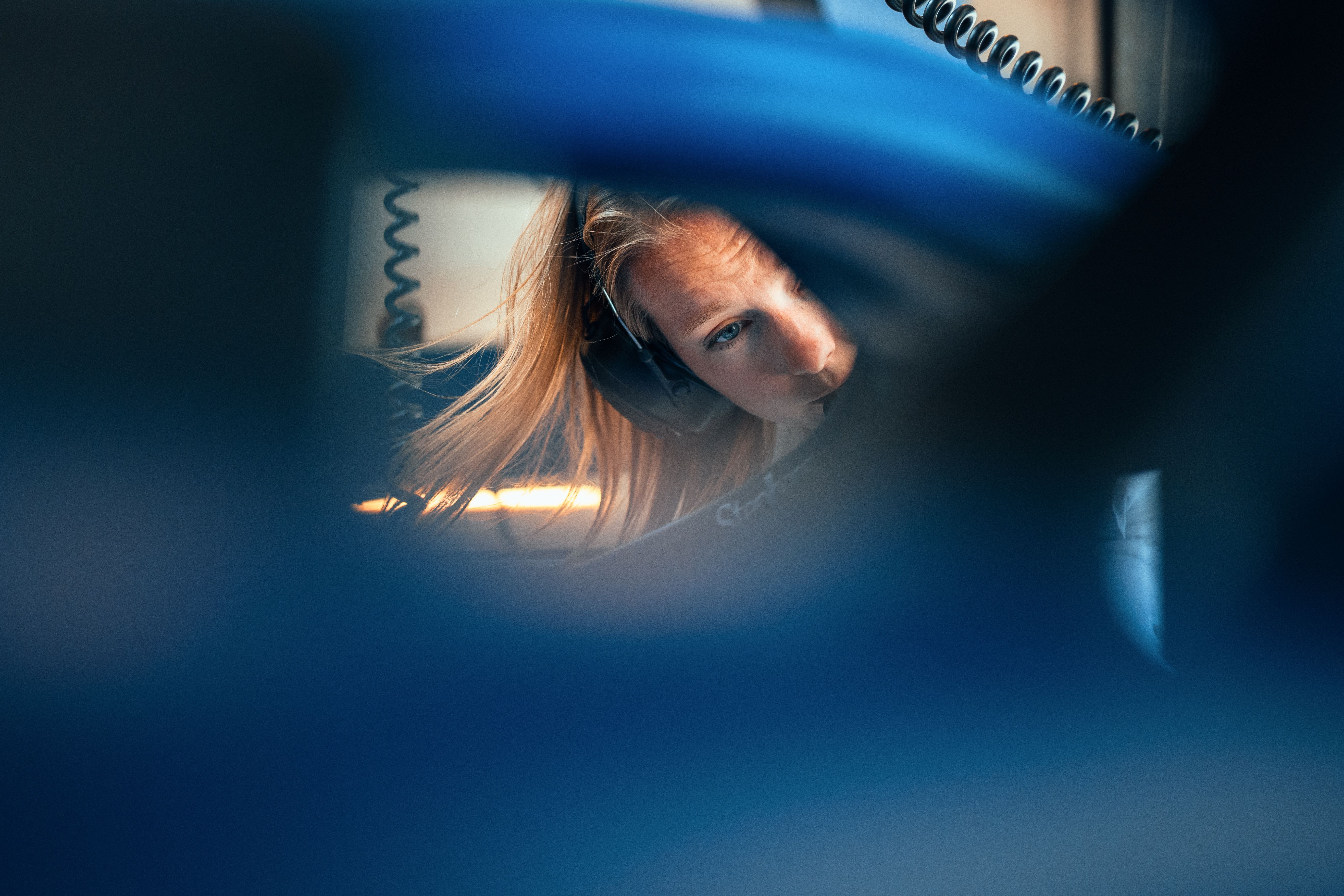Final checks on the FW45 before we go out to the grid.
