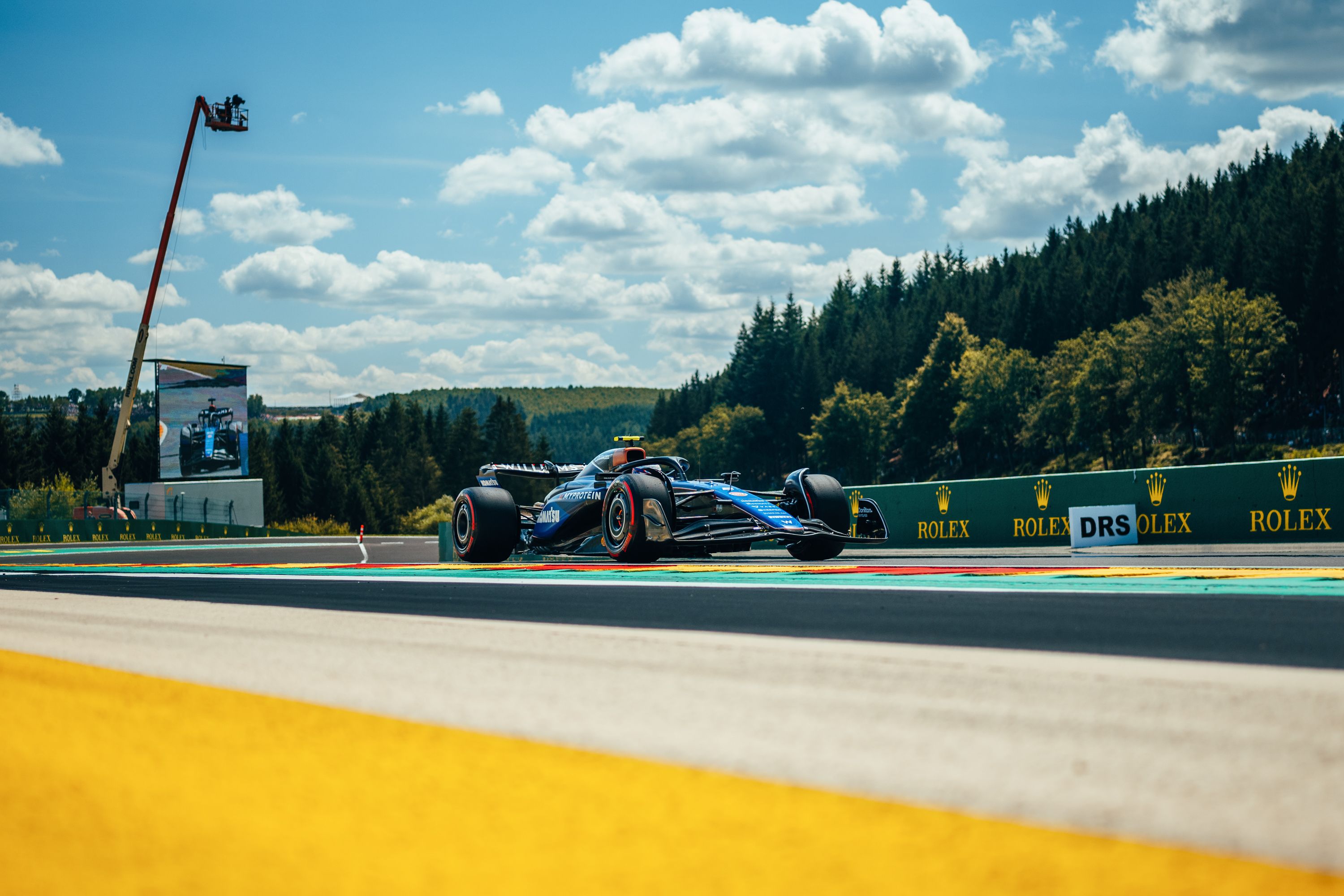 Sarge brings his FW46 to the grid.