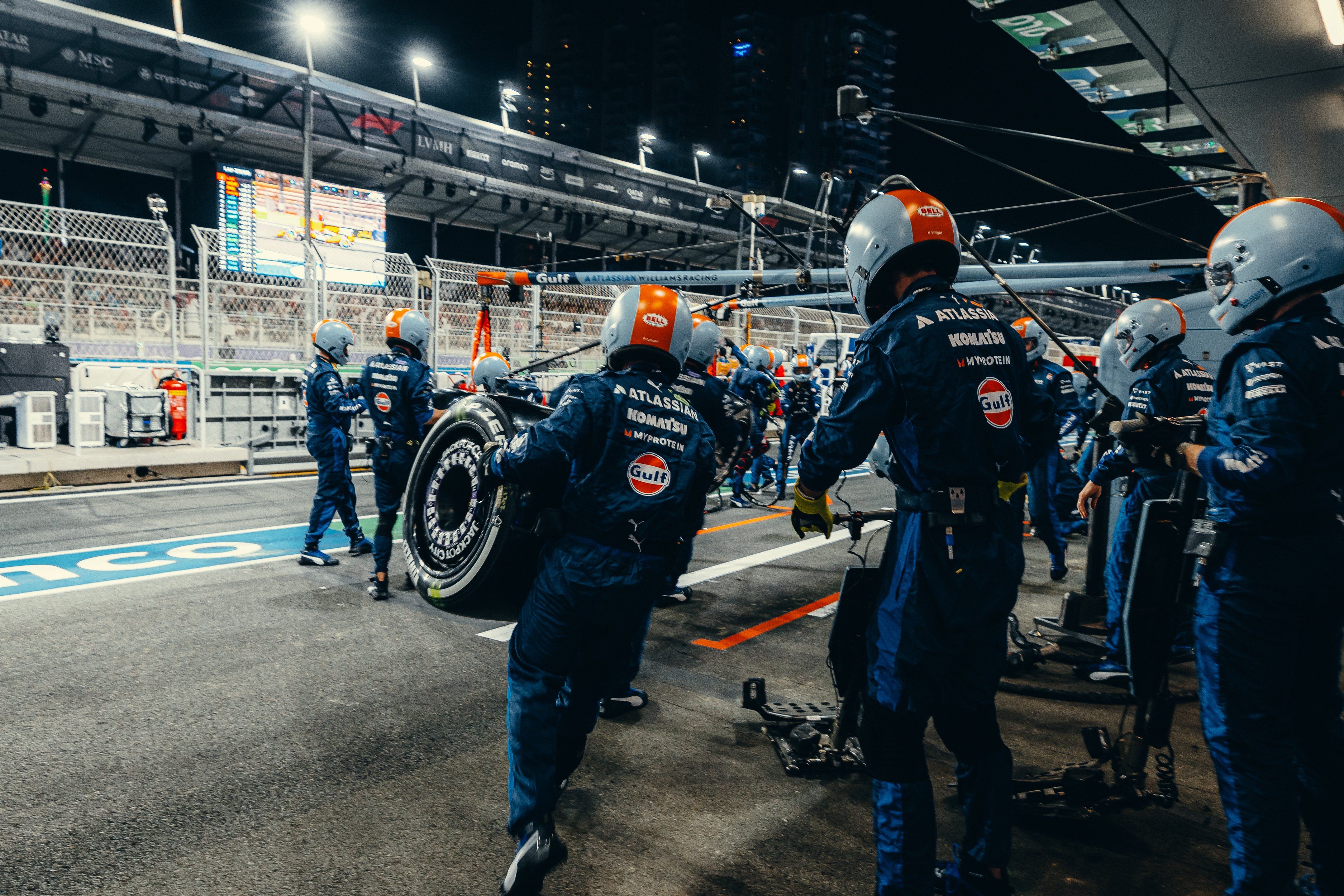 Time for our pit stops.