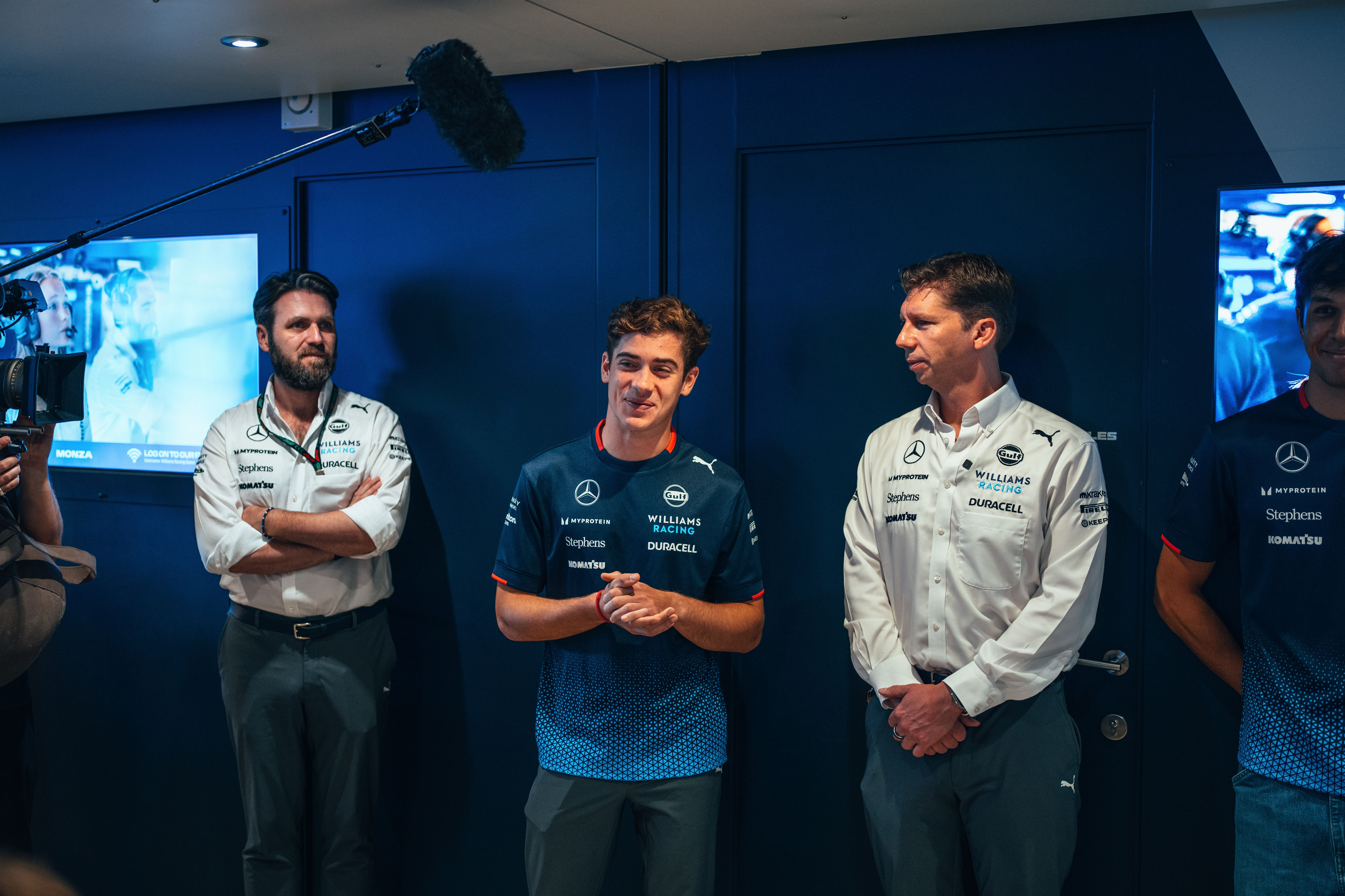 First task on Friday: a chat with the team.