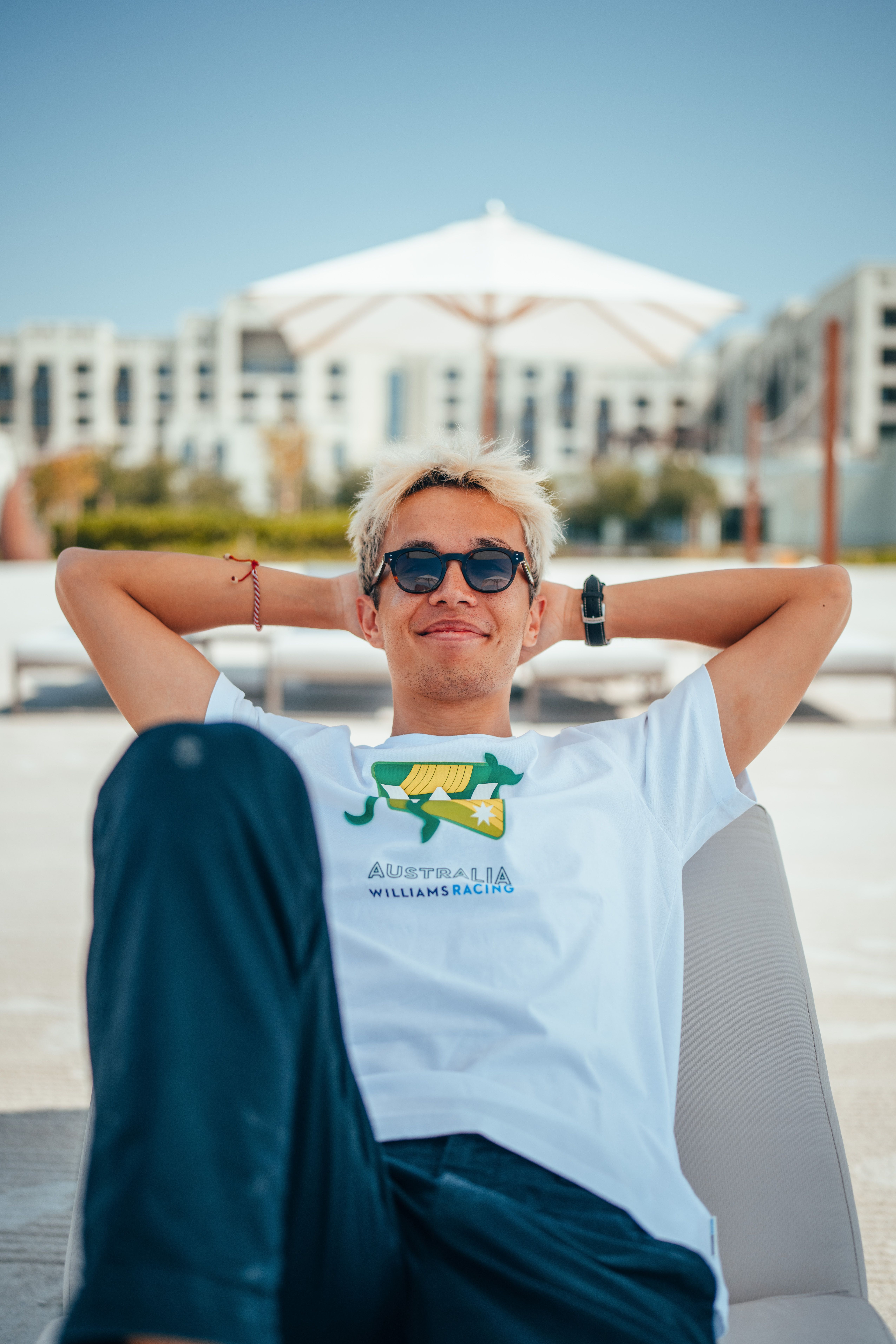 Taking it easy in our Australia Tee.