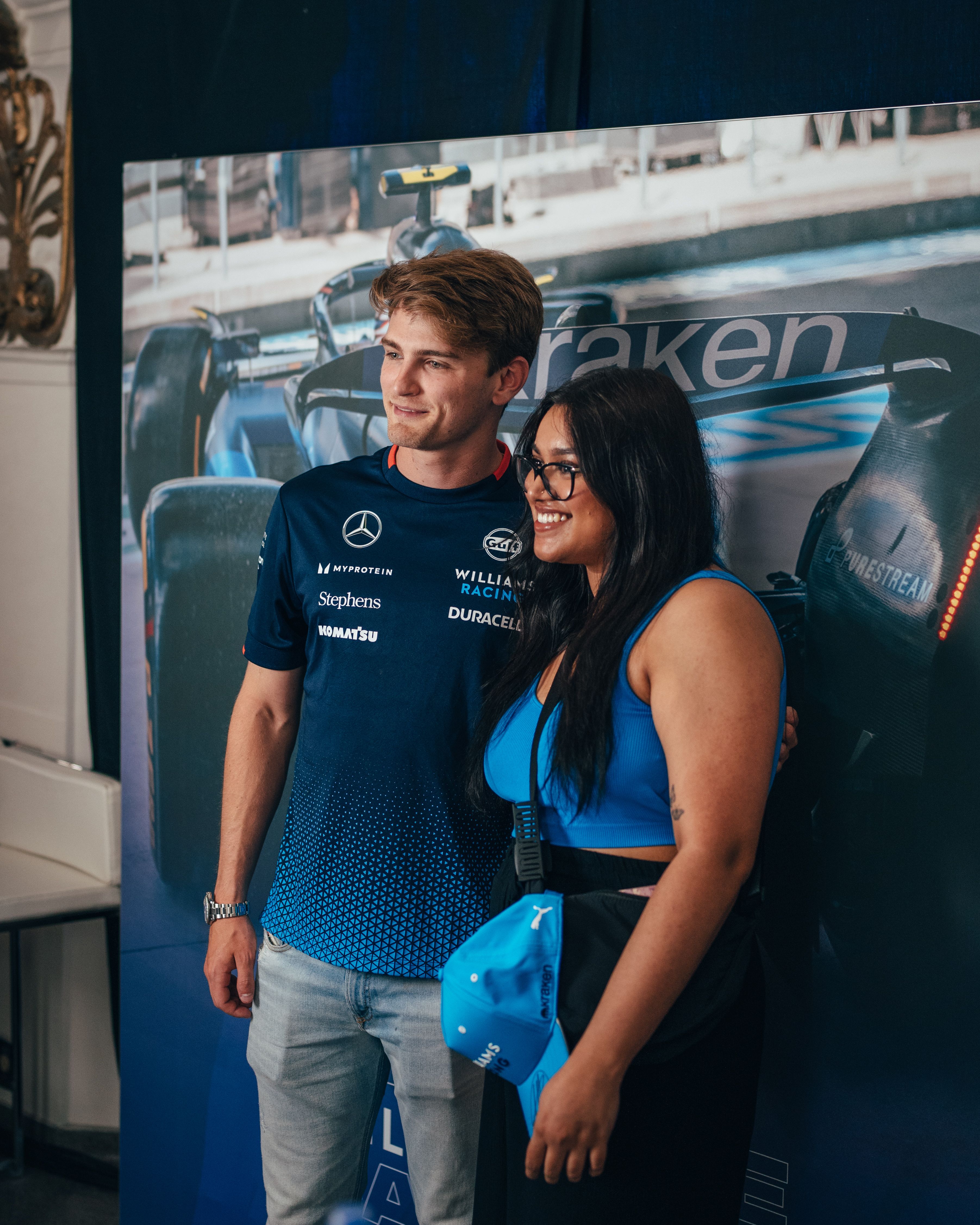 Wrapping the day with his exclusive meet and greet winners.