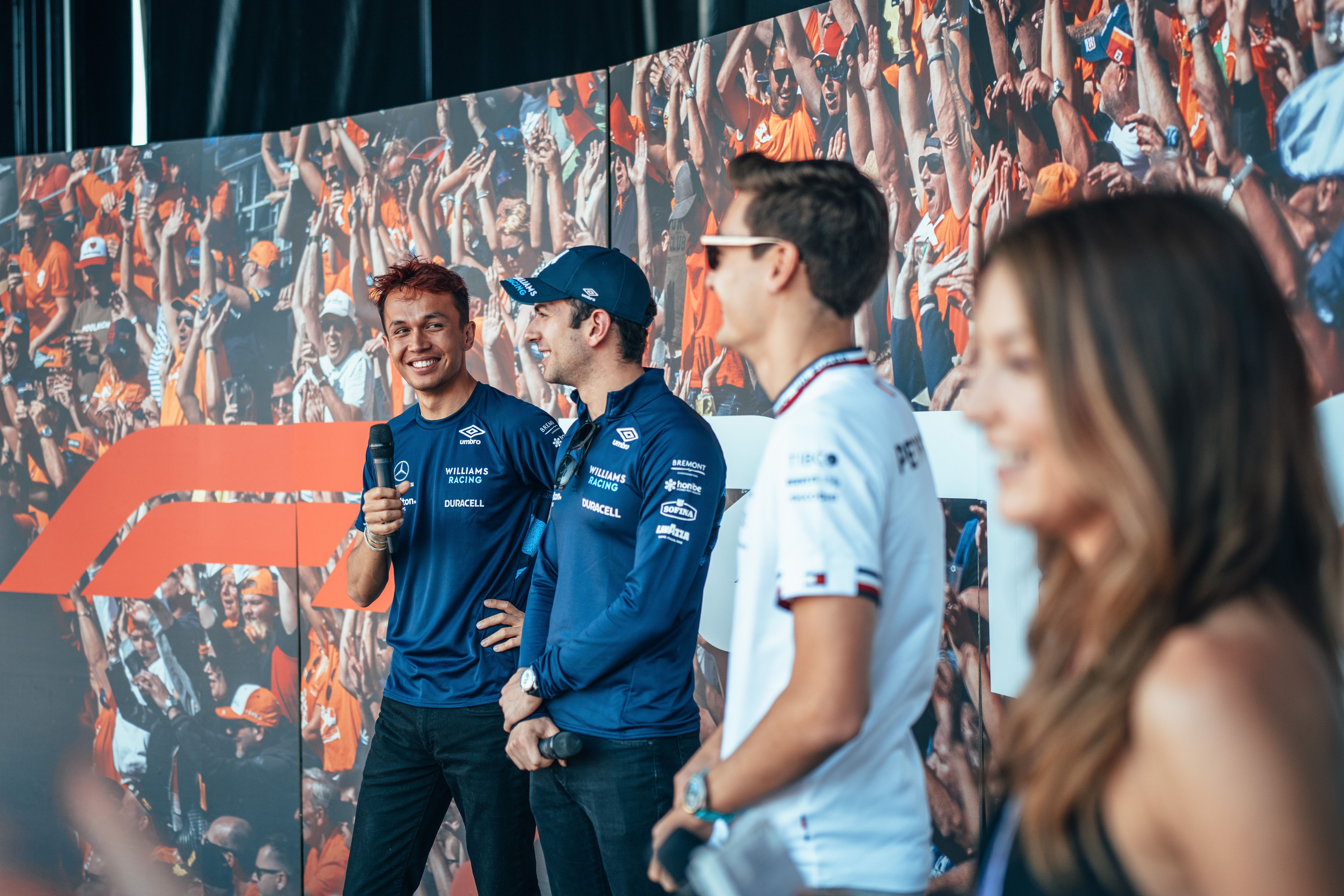 The three amigos took centre stage on Saturday morning