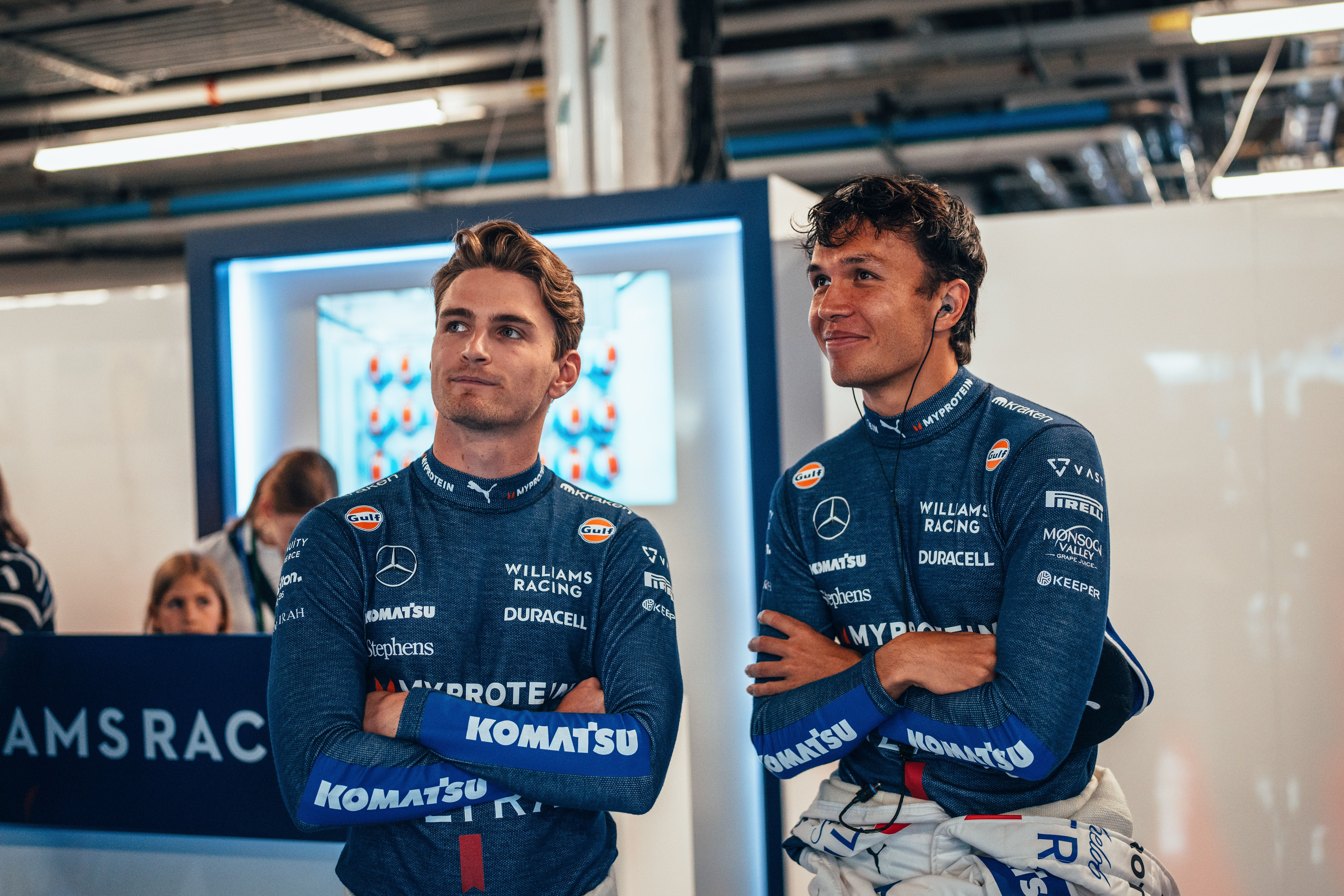 All eyes on the skies as FP1 began...