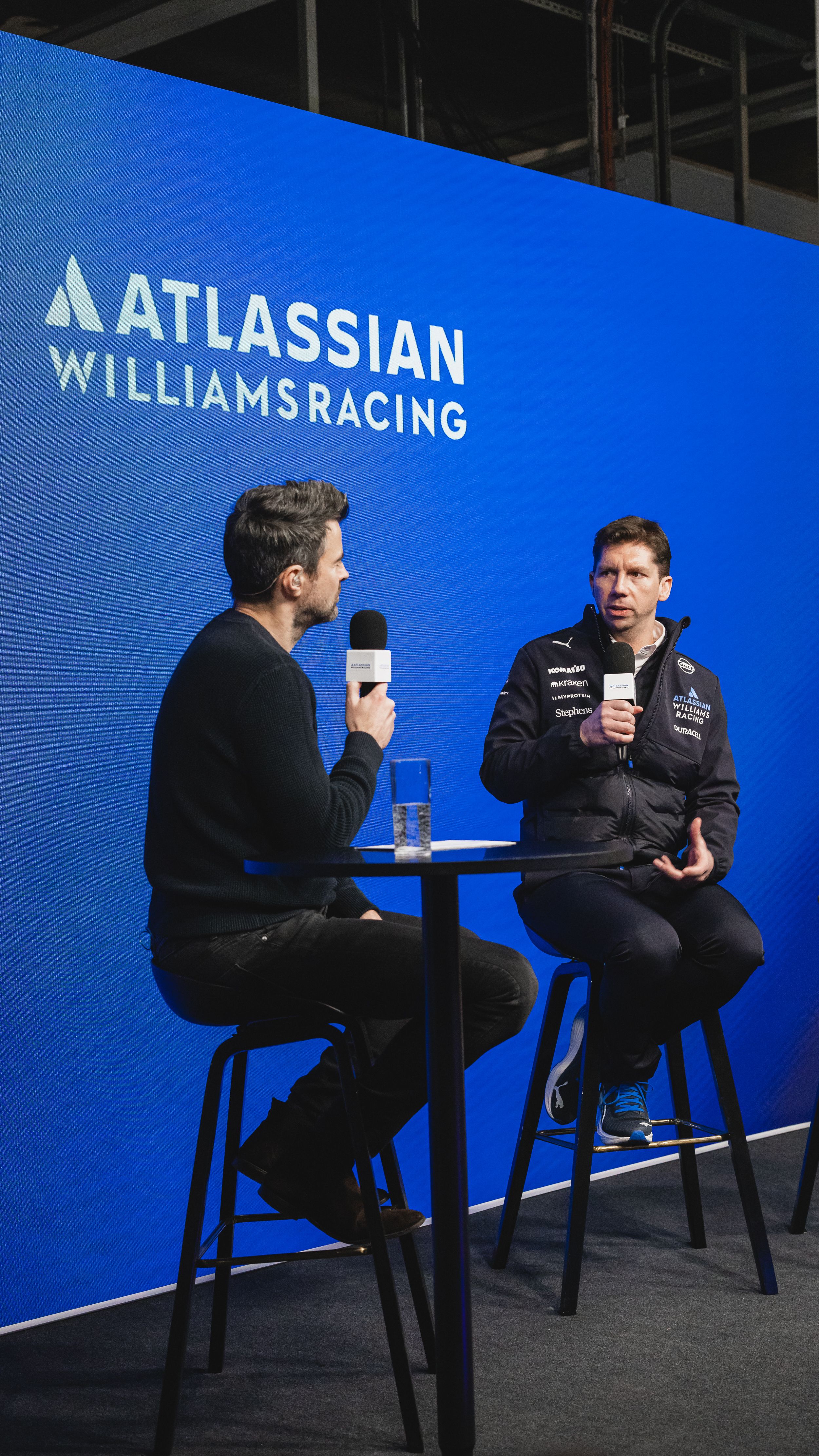 James' turn on stage.