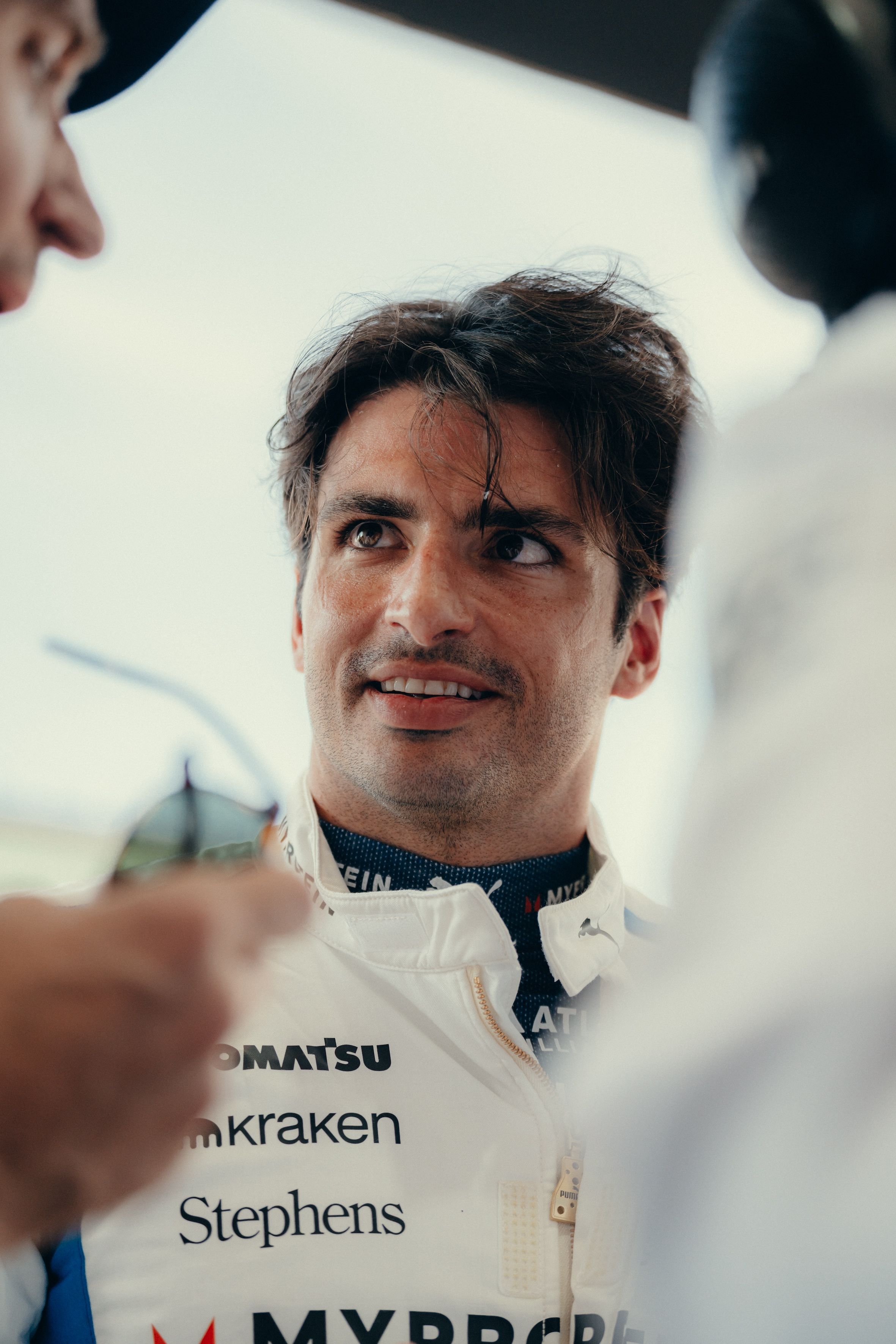 Ready for his first drive on streets that will make up the MADRING!