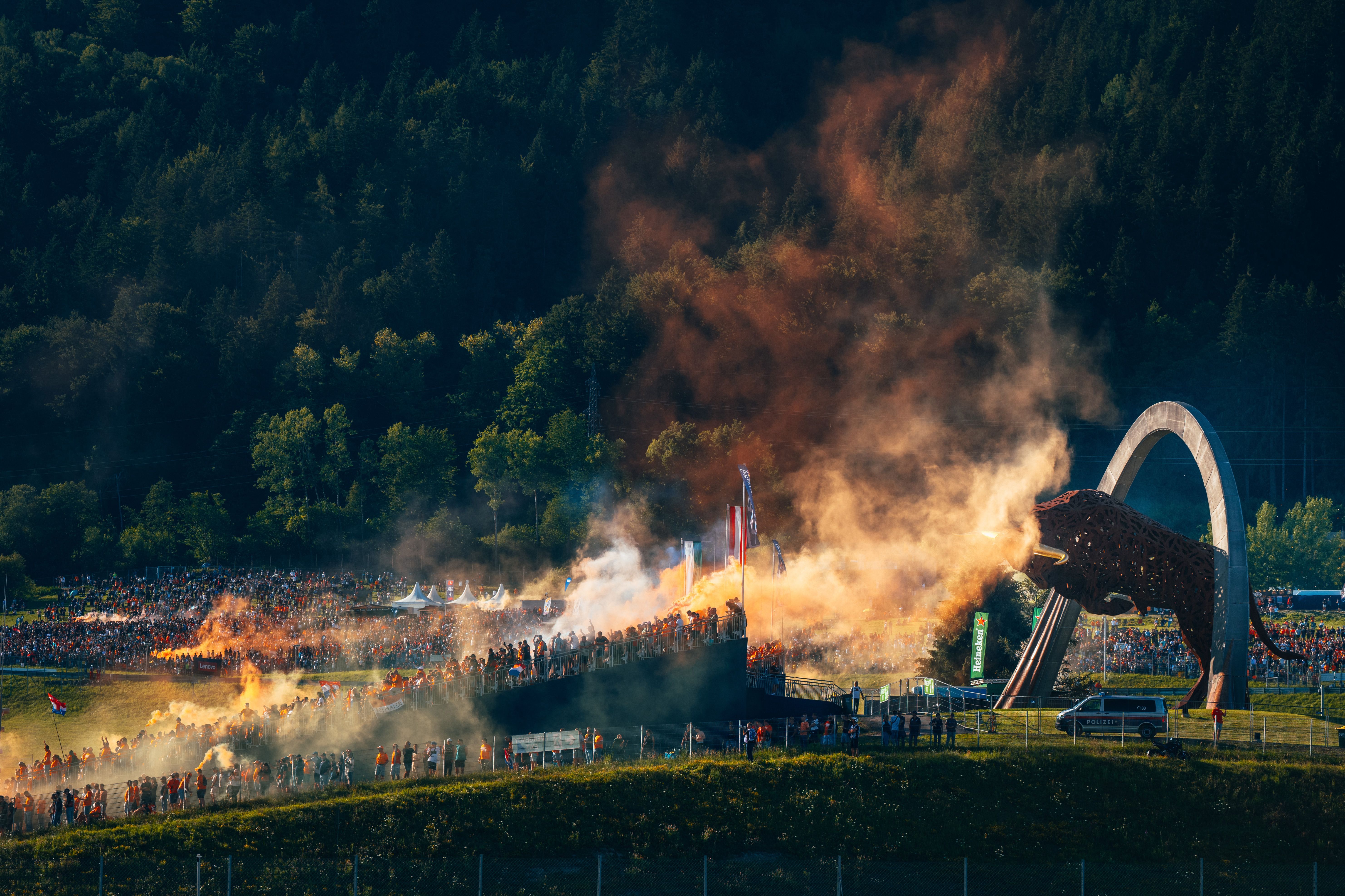 Wonder who grabbed pole?