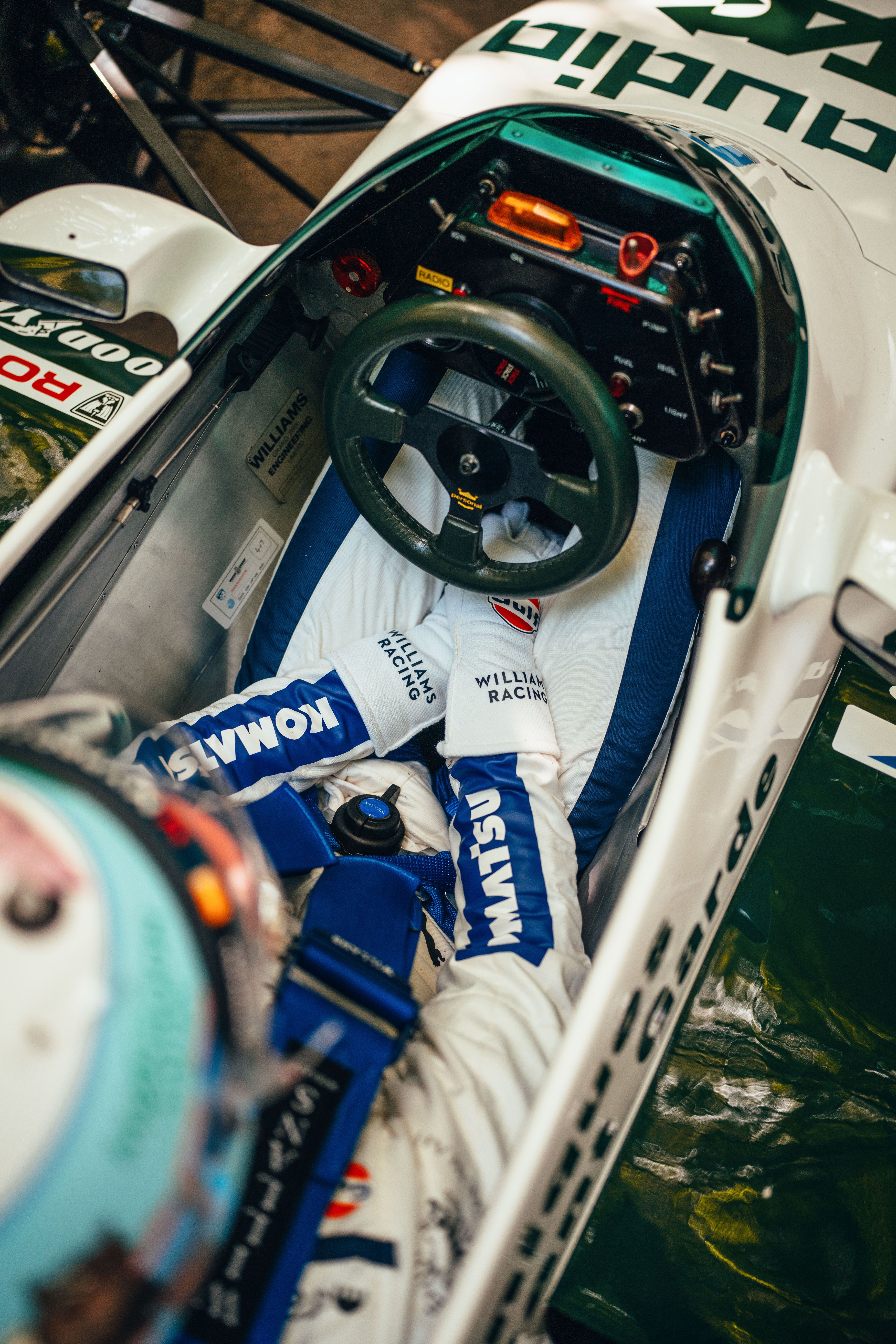 A look inside the cockpit.