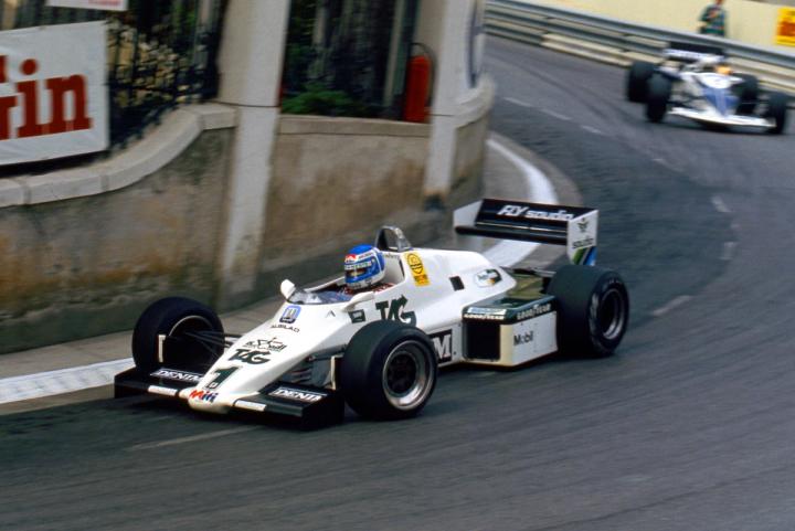 Keke Rosberg pilots the FW08C