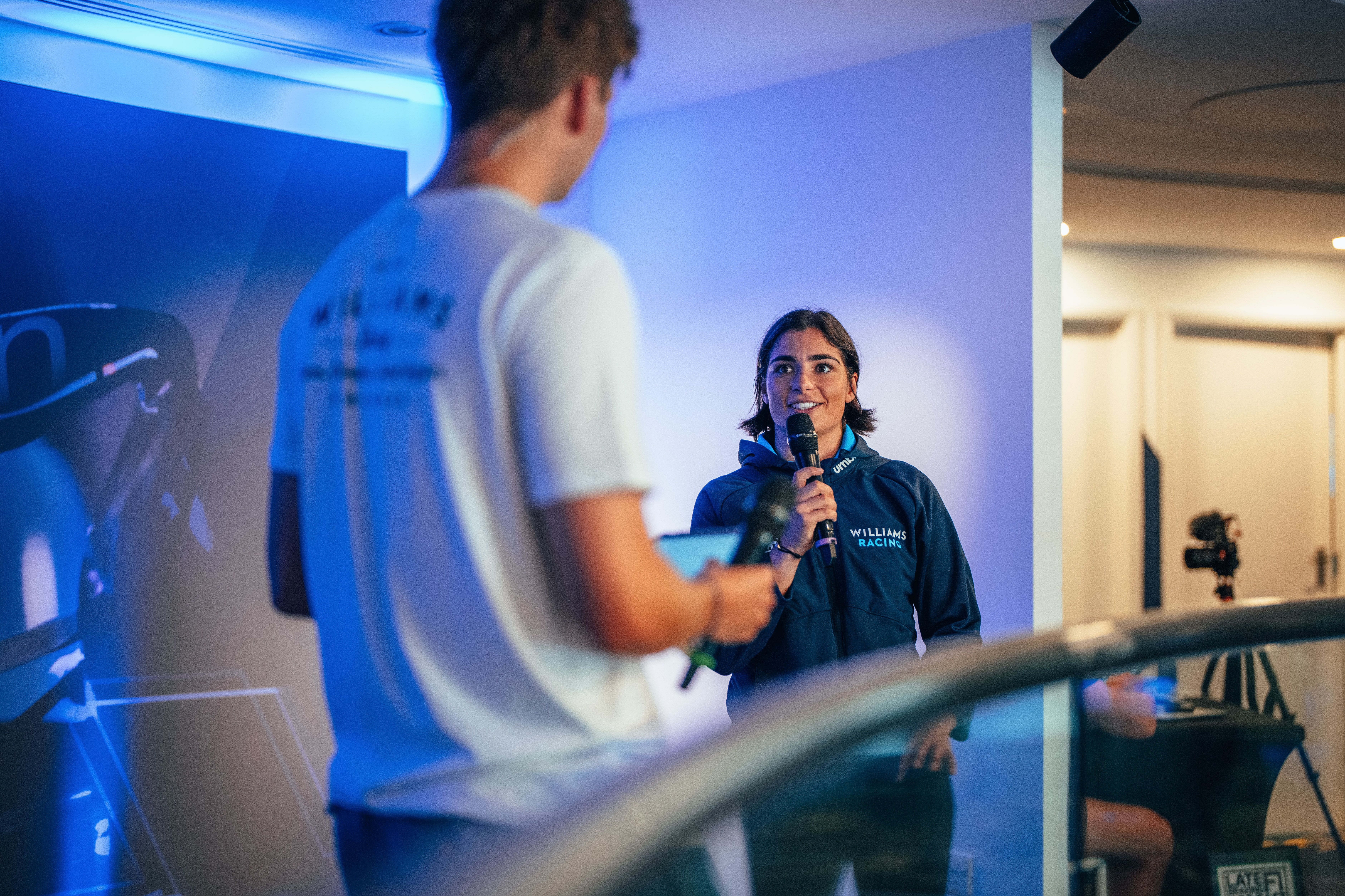 Jamie Chadwick then took to the stage.