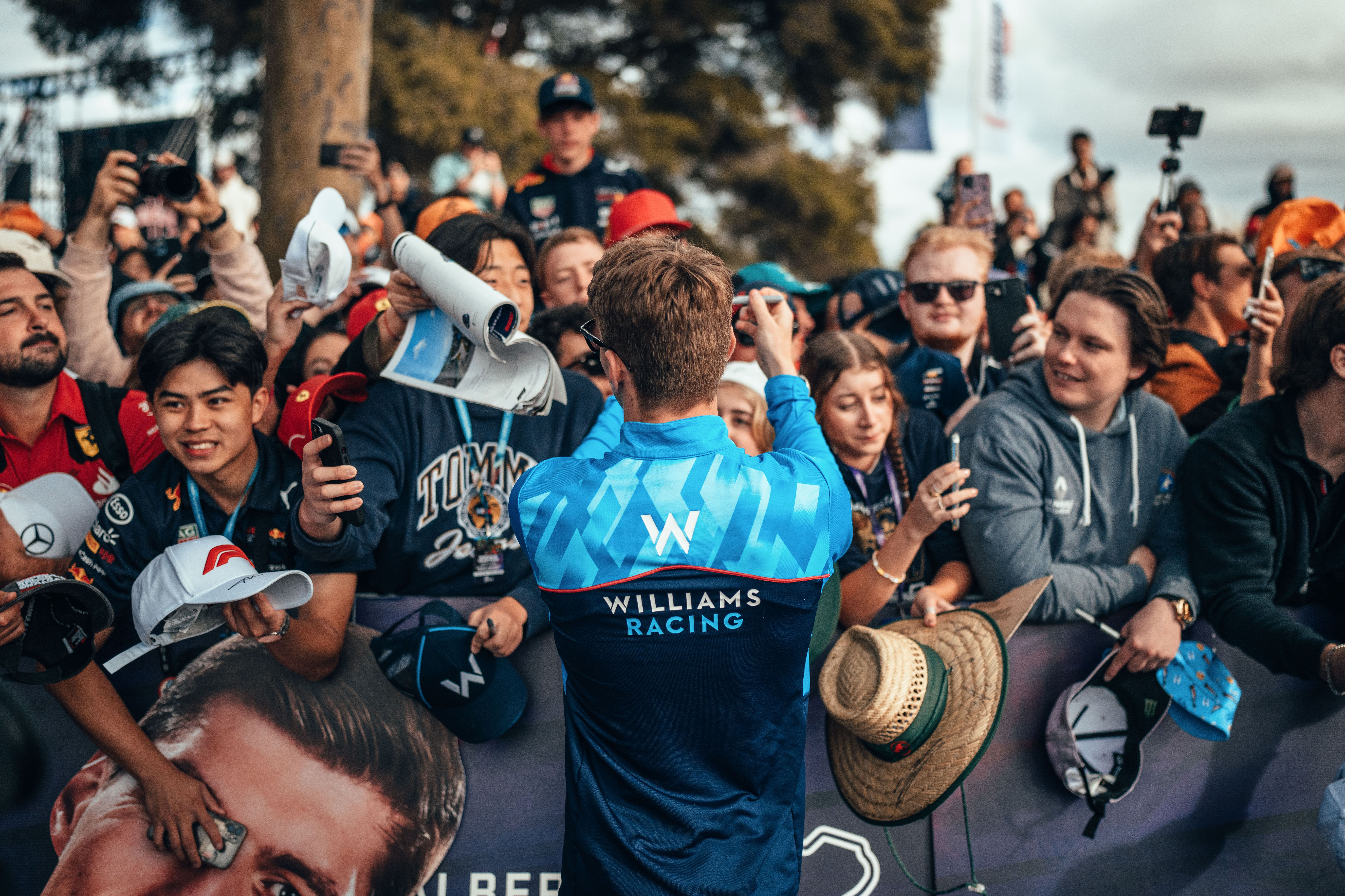 What a welcome for Logan’s first Australian Grand Prix Saturday.